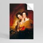 SYMMETRY OF SOULS Selbstklebendes Poster - Hochformat