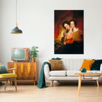 SYMMETRY OF SOULS Selbstklebendes Poster - Hochformat