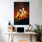 SYMMETRY OF SOULS Selbstklebendes Poster - Hochformat