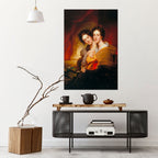 SYMMETRY OF SOULS Selbstklebendes Poster - Hochformat