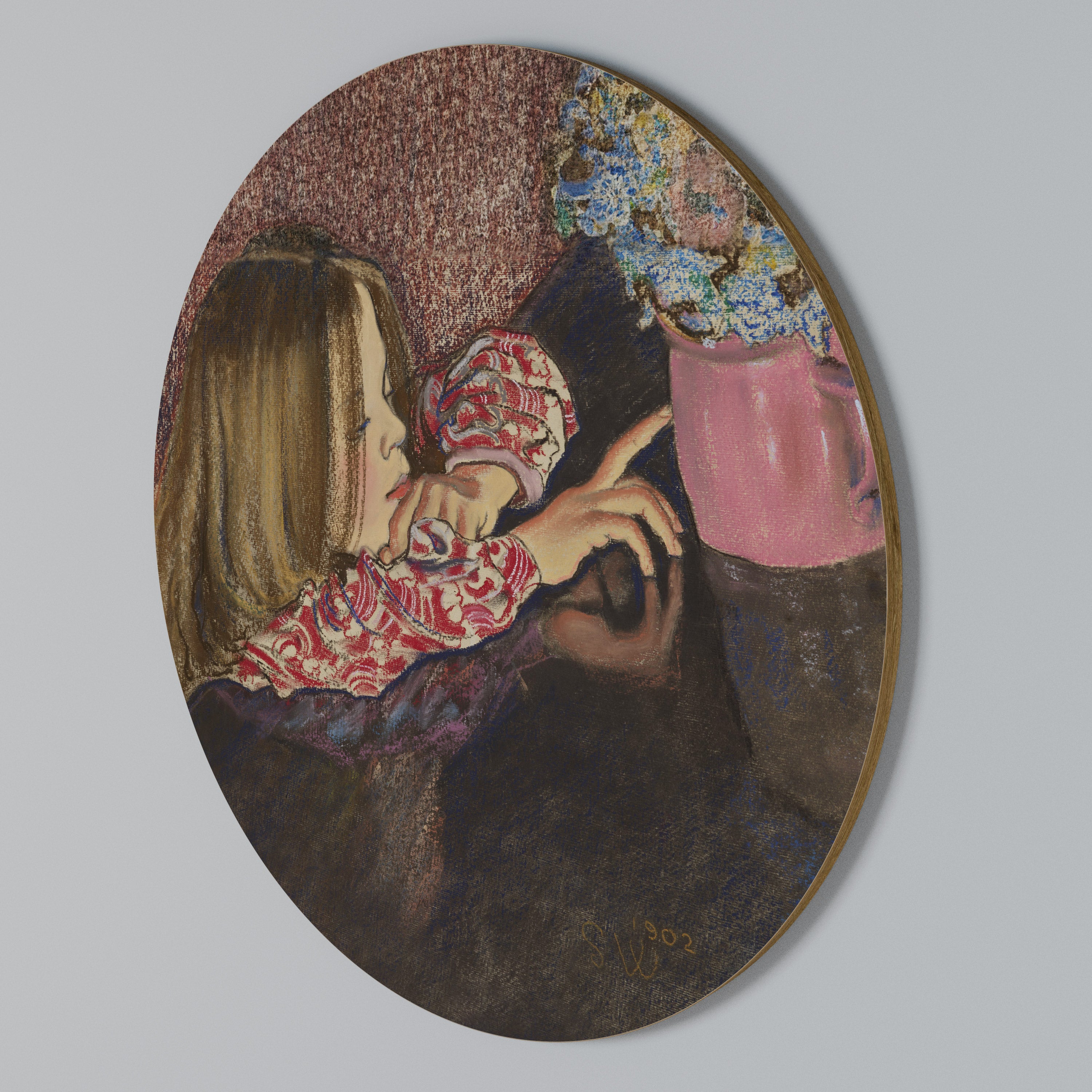 CHILDLIKE WONDER Round Wall Art