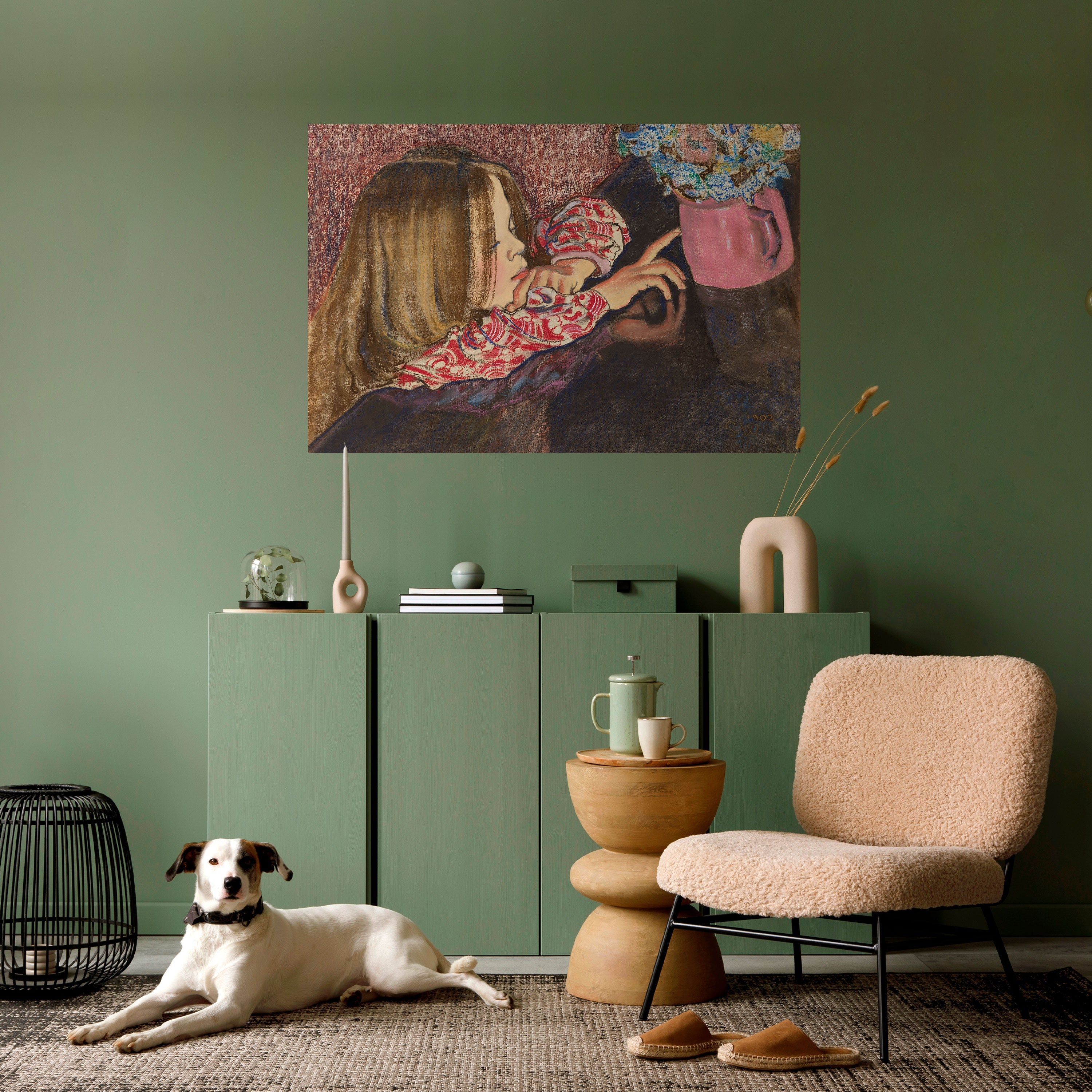 CHILDLIKE WONDER Selbstklebendes Horizontal-Poster