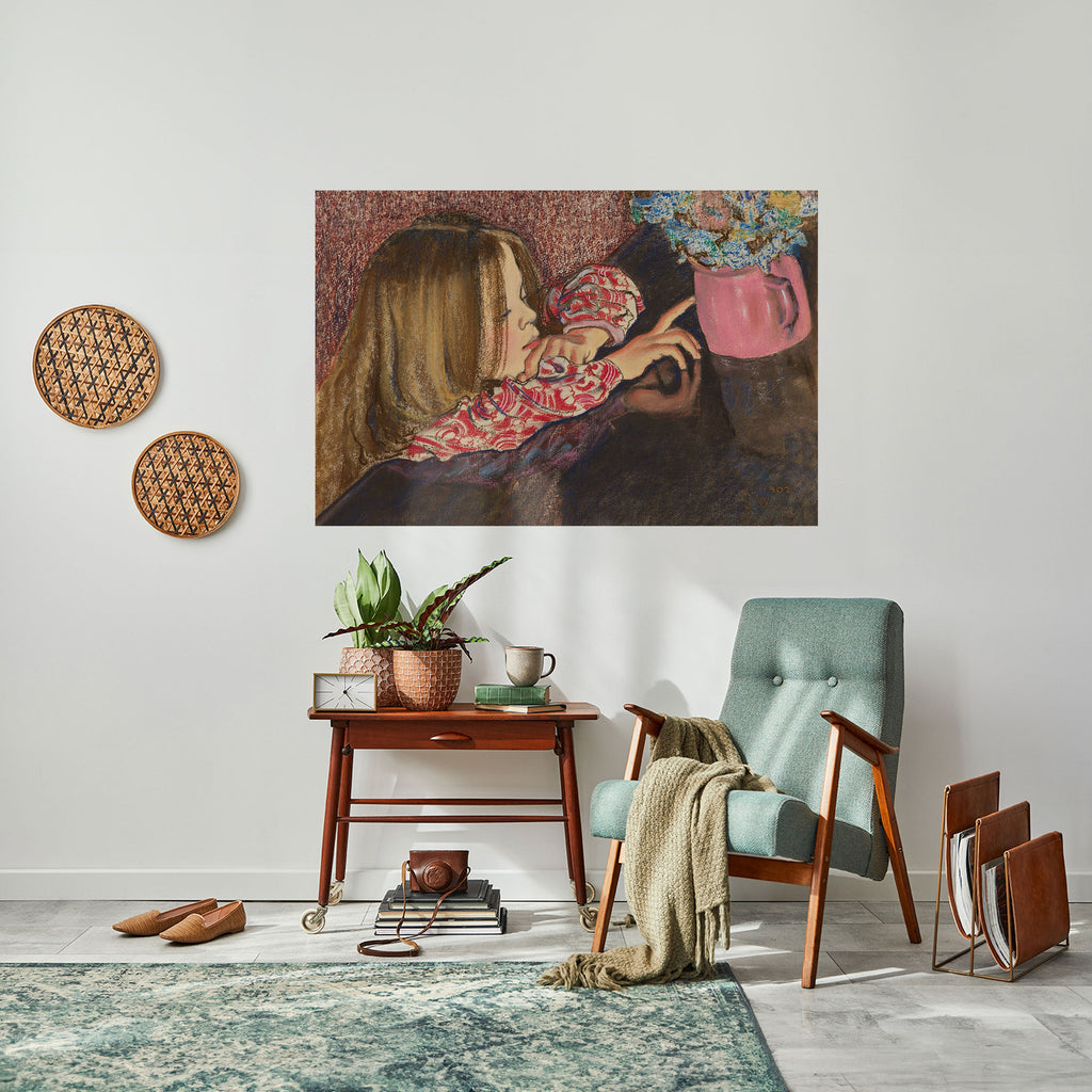 CHILDLIKE WONDER Selbstklebendes Horizontal-Poster