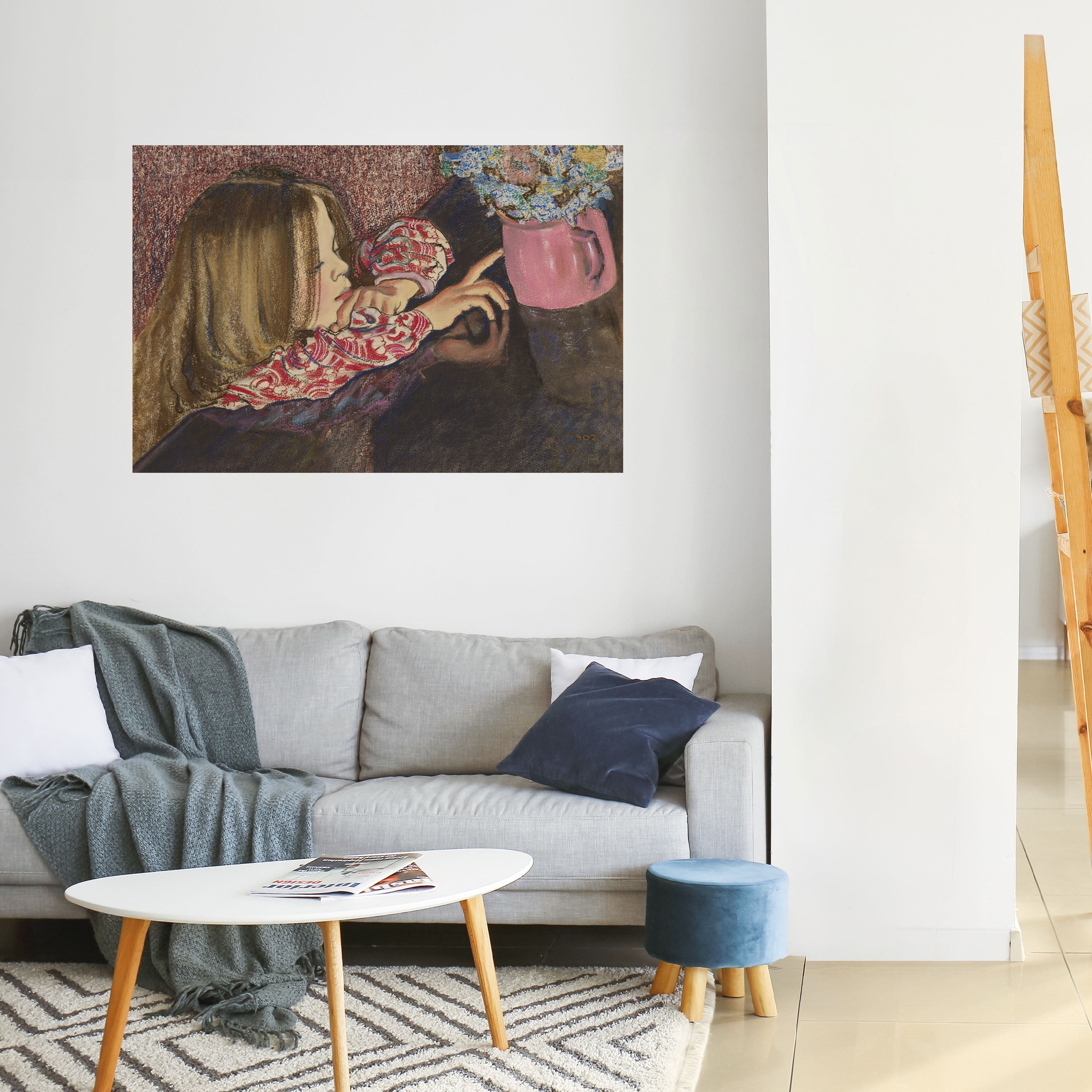 CHILDLIKE WONDER Selbstklebendes Horizontal-Poster