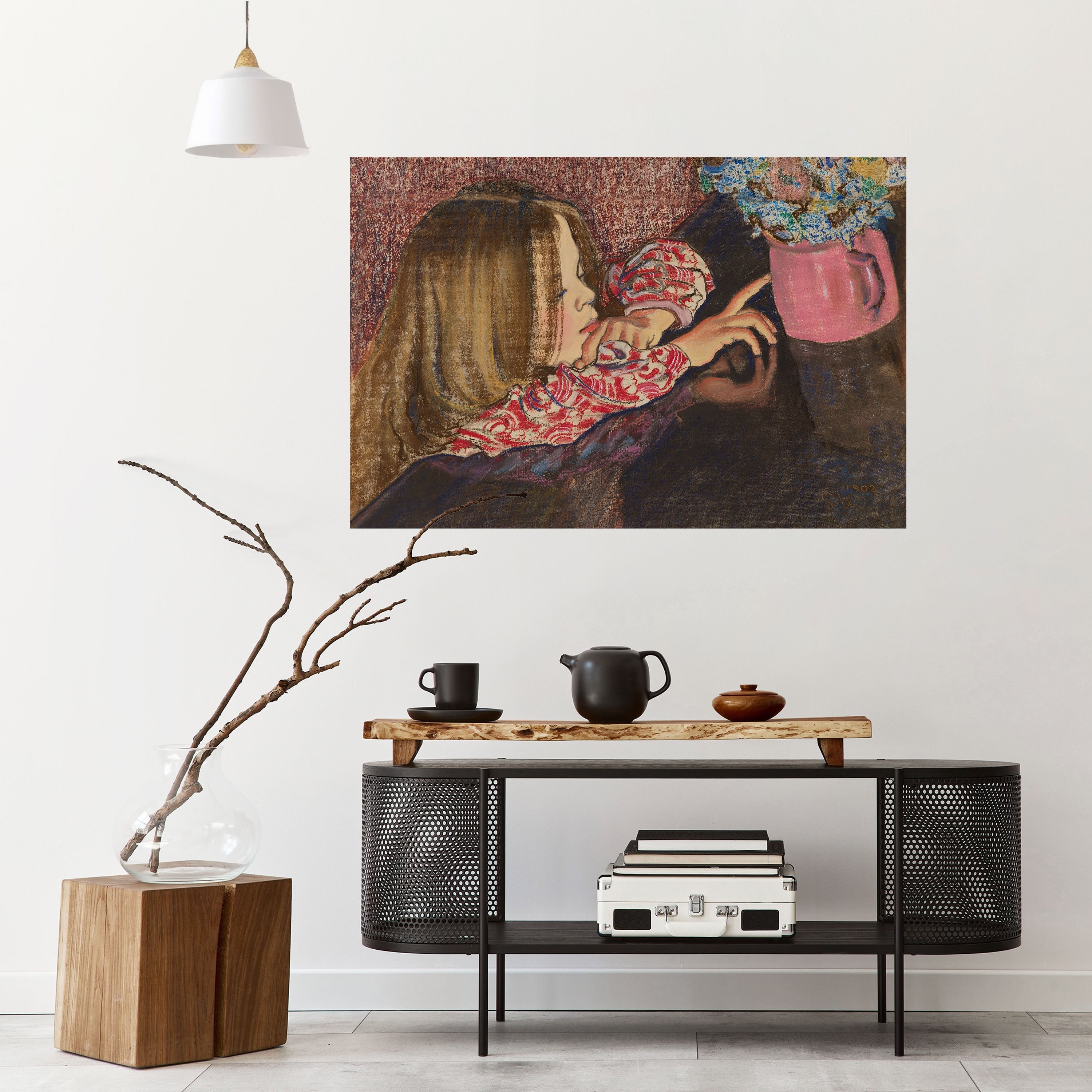 CHILDLIKE WONDER Selbstklebendes Horizontal-Poster