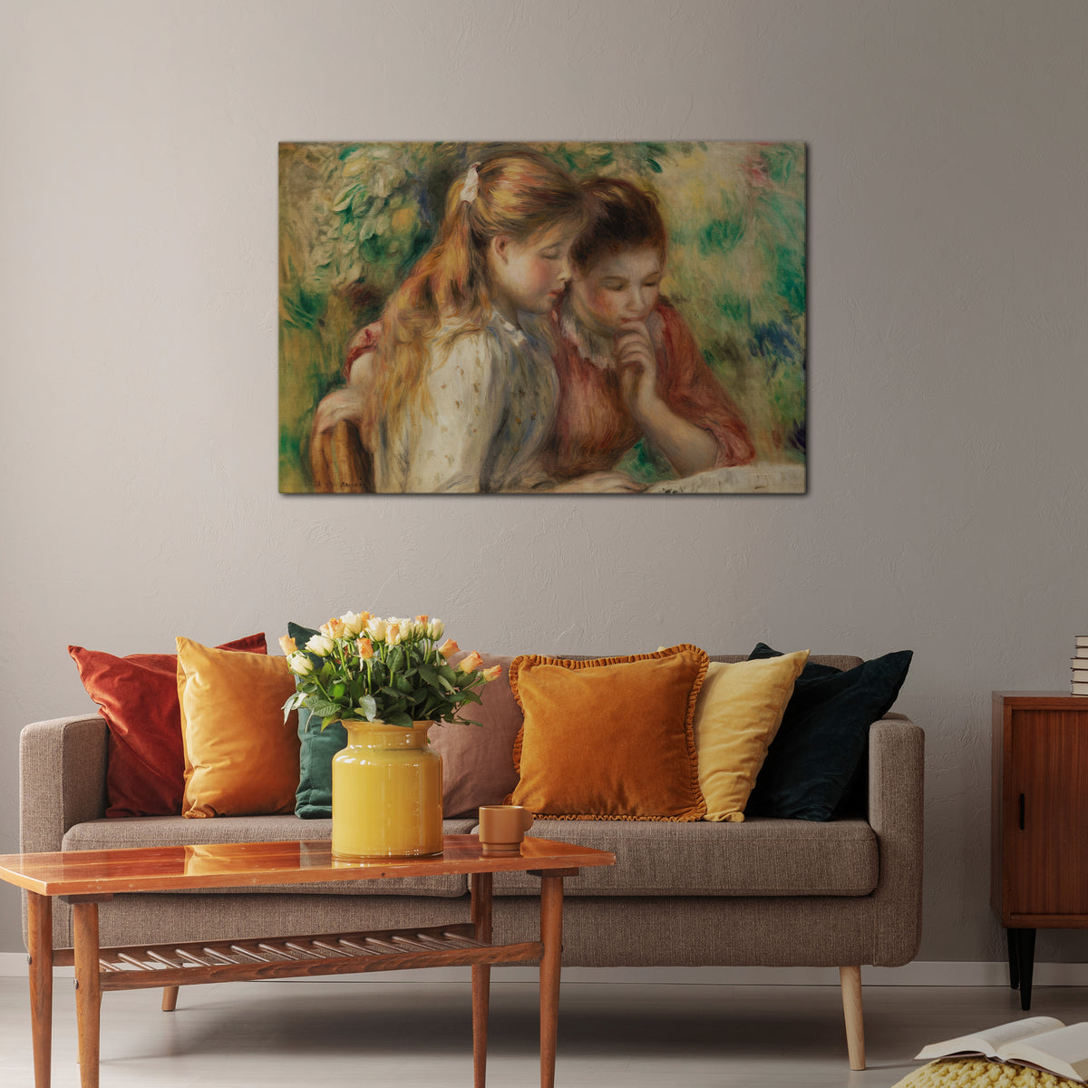 WHISPERS OF FRIENDSHIP Horizontal Canvas Print