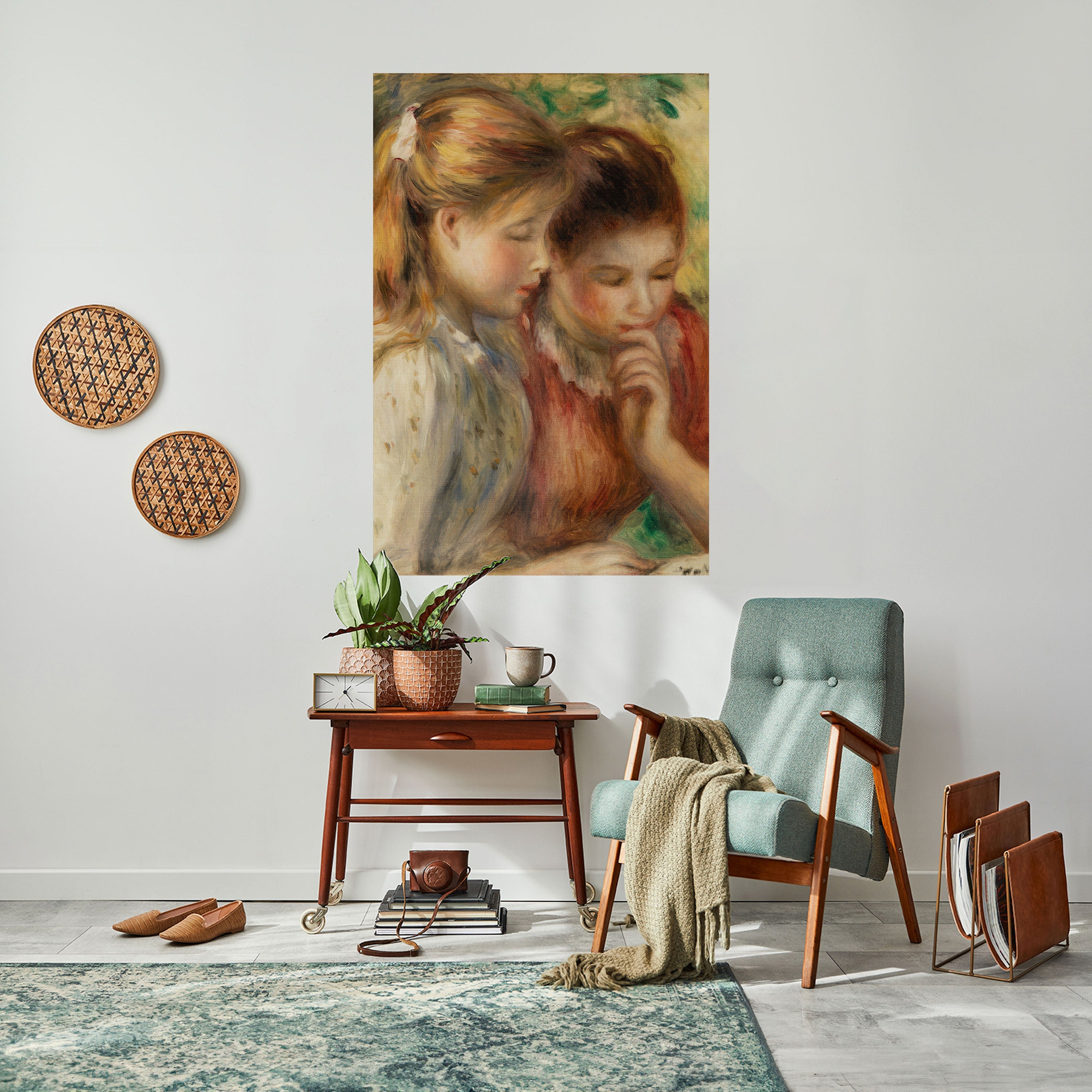 WHISPERS OF FRIENDSHIP Vertikales Poster zum Abziehen und Aufkleben