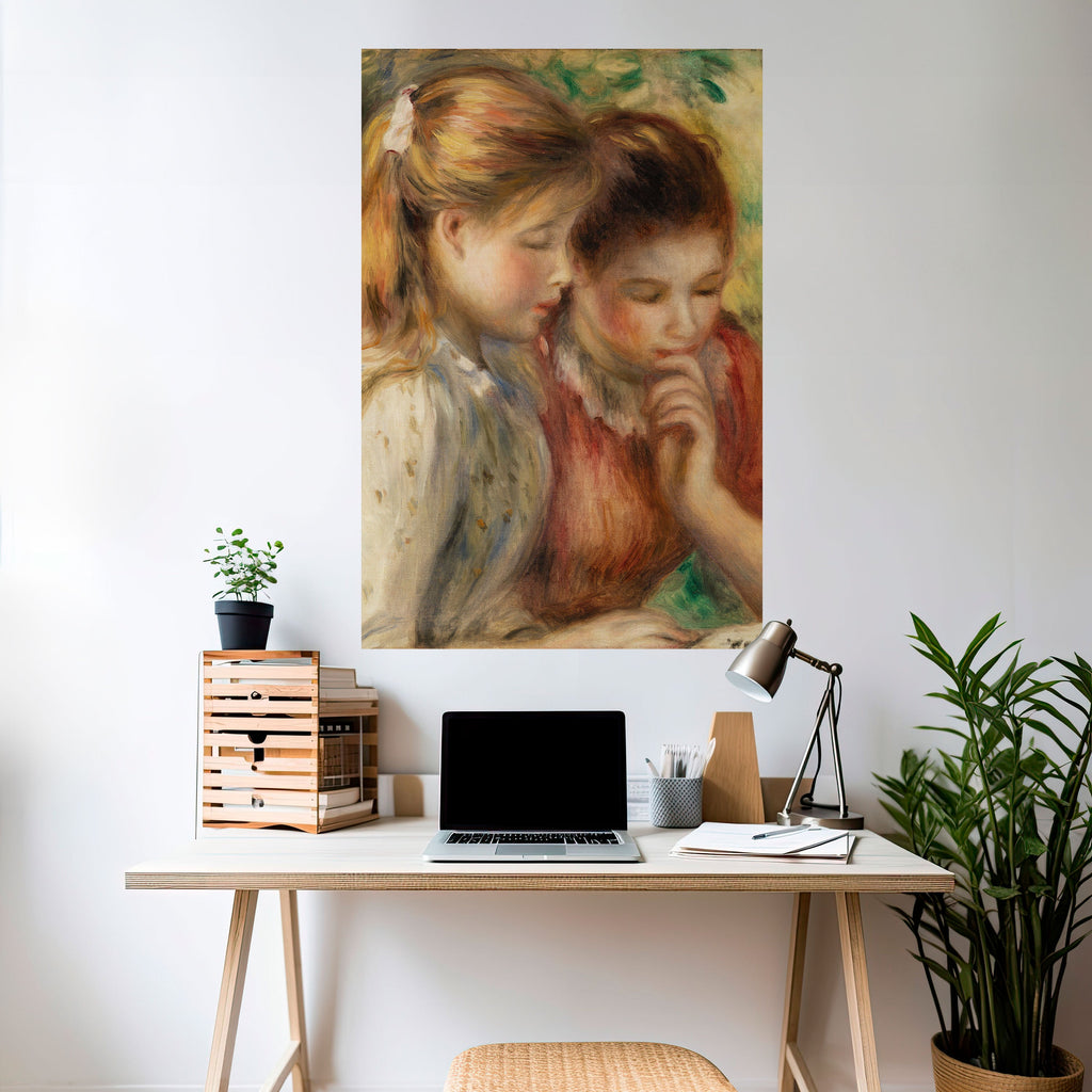 WHISPERS OF FRIENDSHIP Vertikales Poster zum Abziehen und Aufkleben