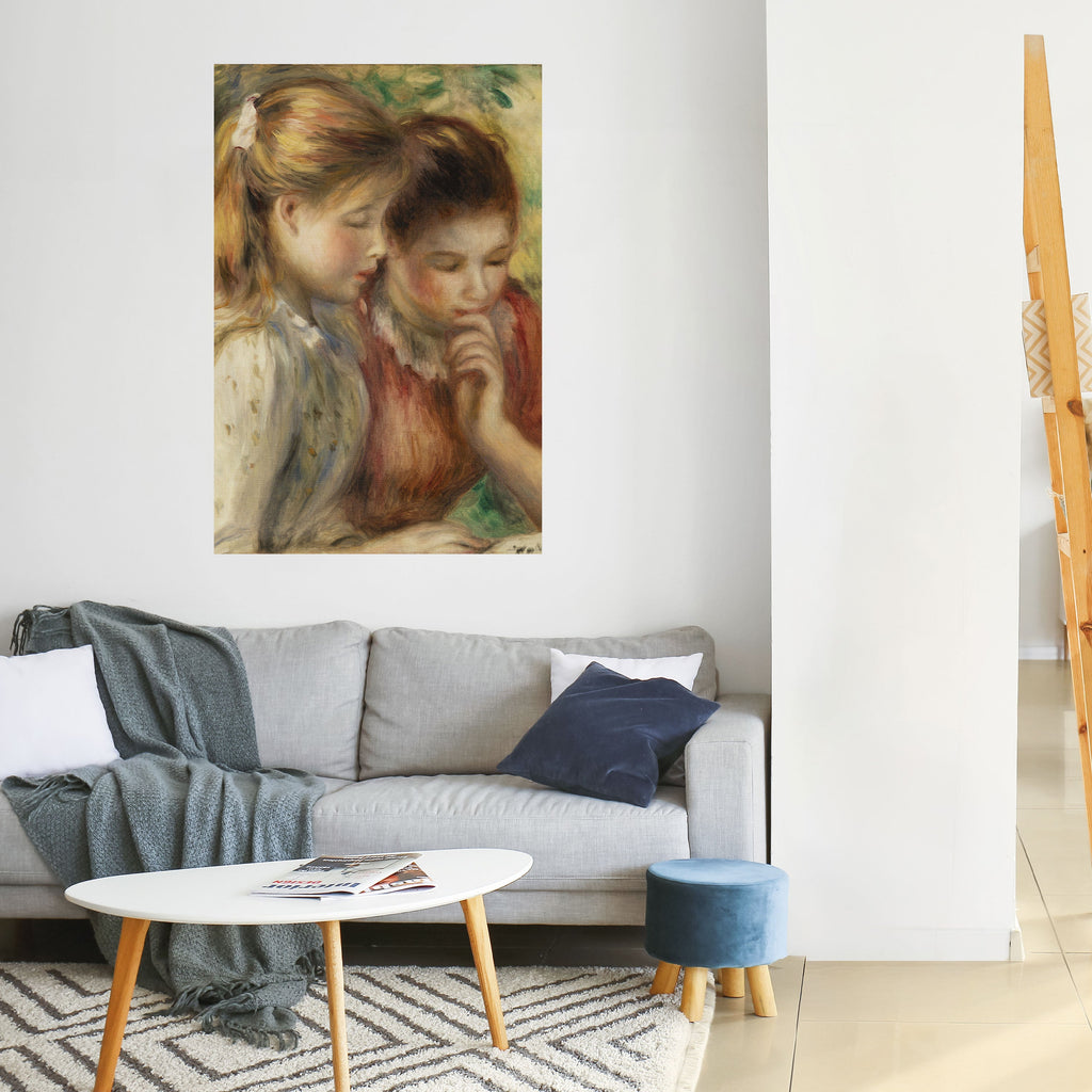 WHISPERS OF FRIENDSHIP Vertikales Poster zum Abziehen und Aufkleben