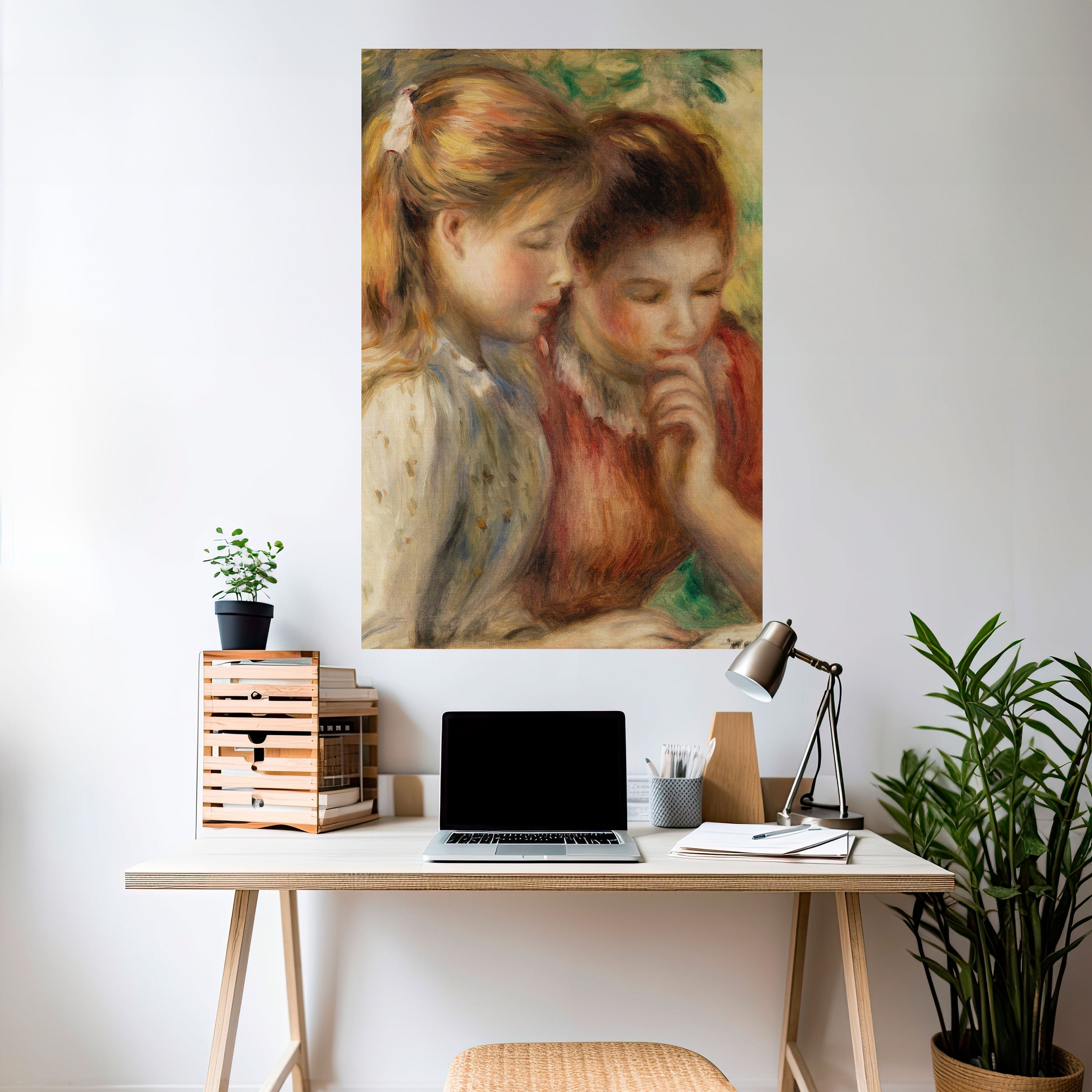 WHISPERS OF FRIENDSHIP Vertikales Poster zum Abziehen und Aufkleben