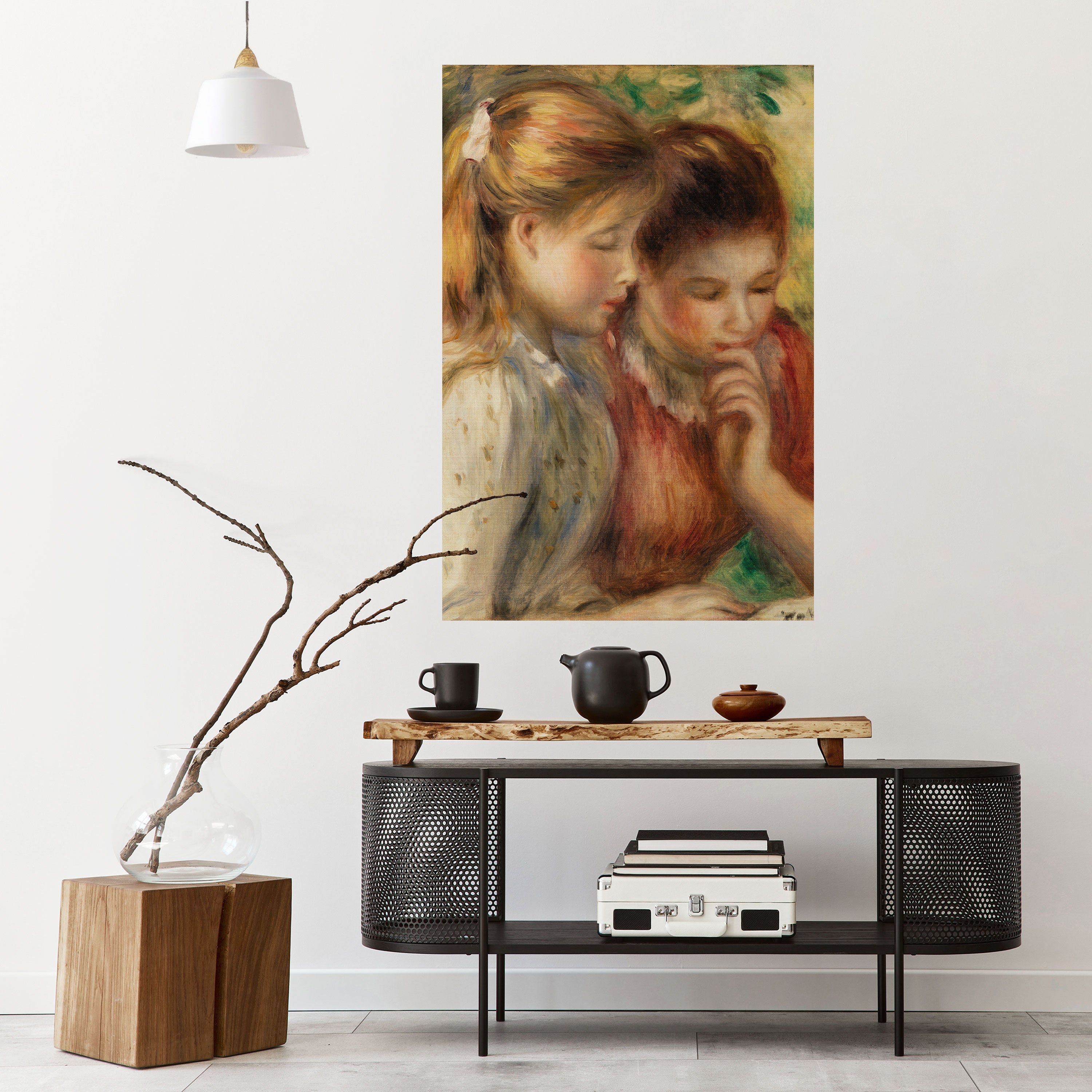 WHISPERS OF FRIENDSHIP Vertikales Poster zum Abziehen und Aufkleben