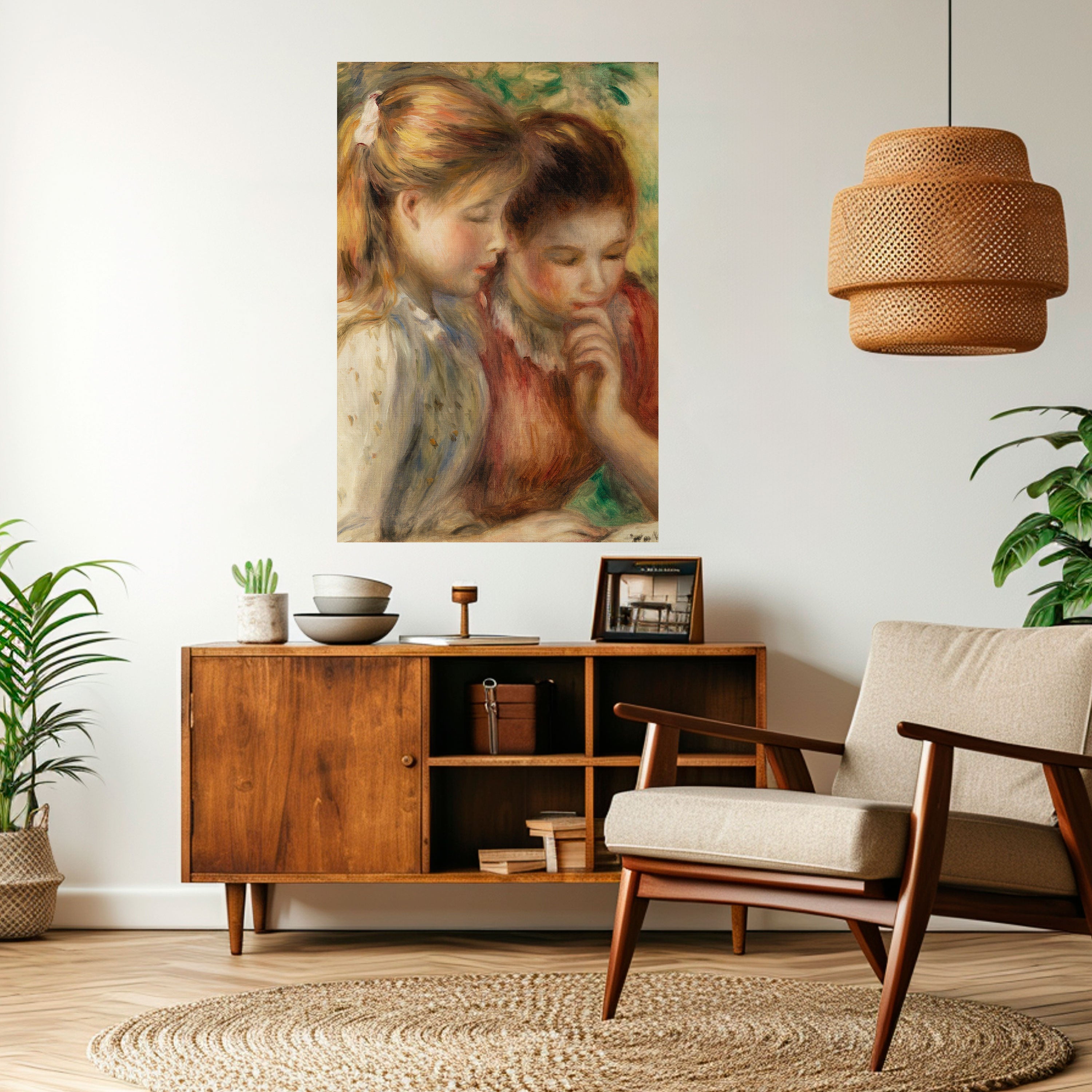 WHISPERS OF FRIENDSHIP Vertikales Poster zum Abziehen und Aufkleben