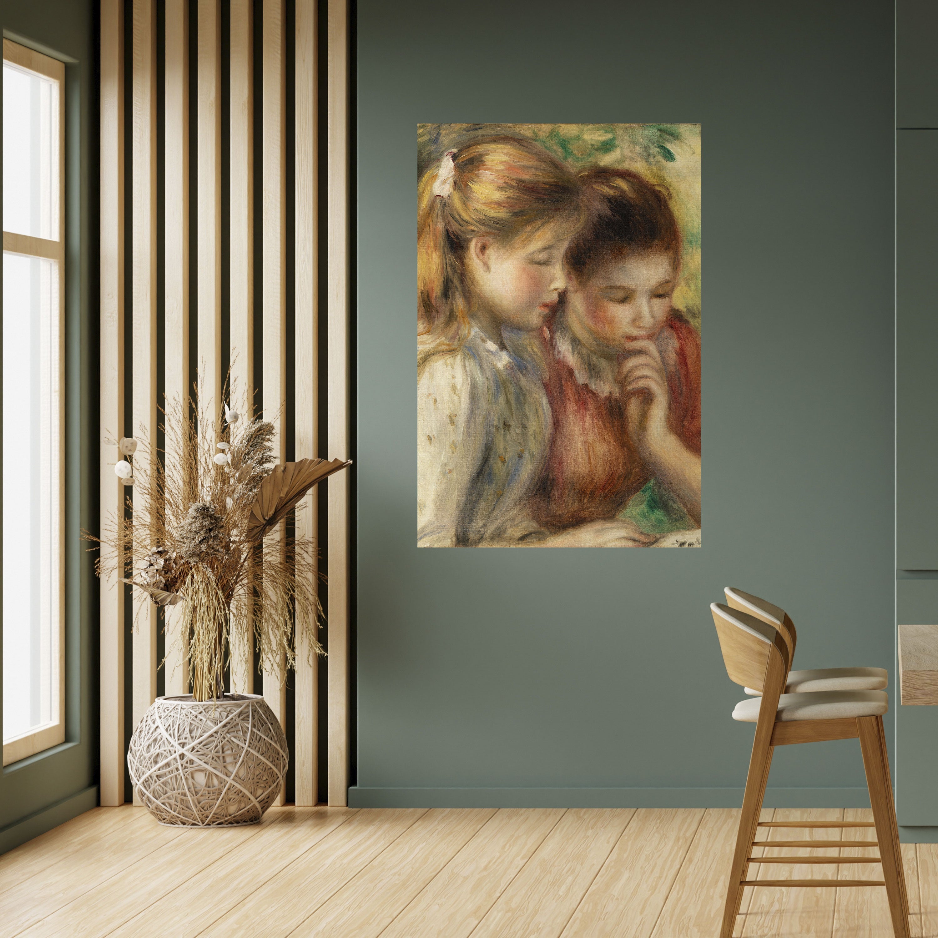 WHISPERS OF FRIENDSHIP Vertikales Poster zum Abziehen und Aufkleben