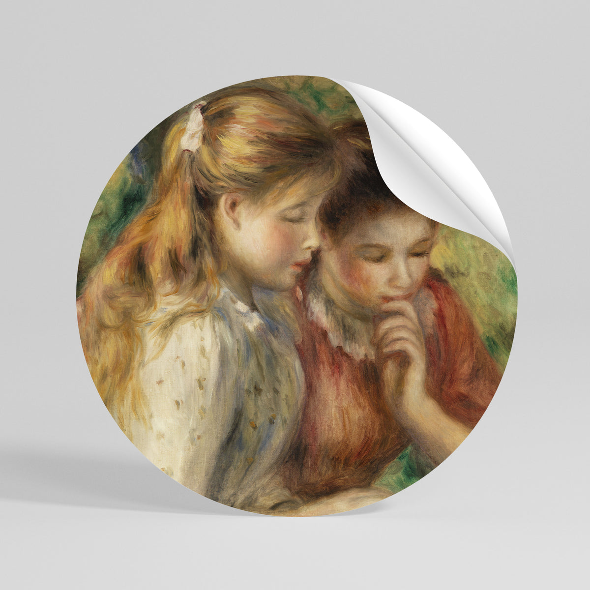 WHISPERS OF FRIENDSHIP Runder Wandsticker zum Abziehen und Aufkleben