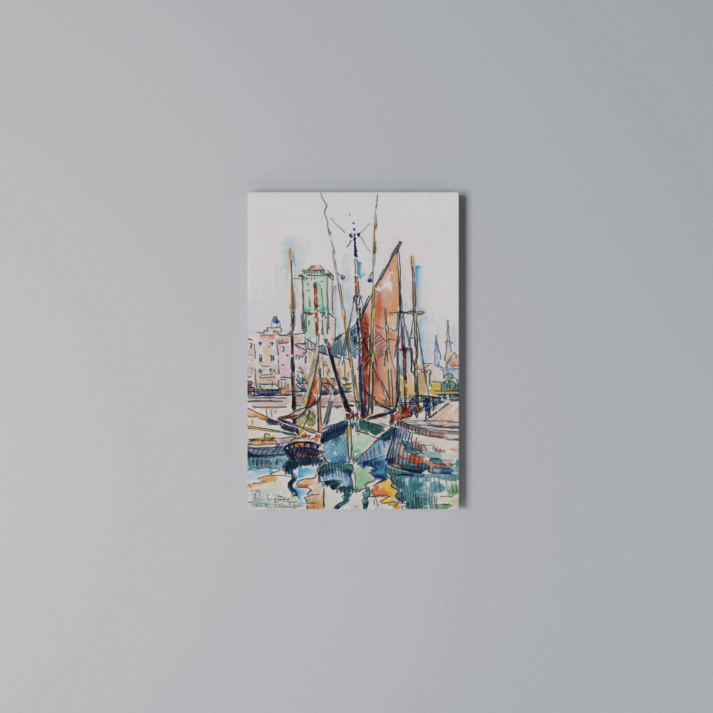 LA ROCHELLE Vertical Canvas Print