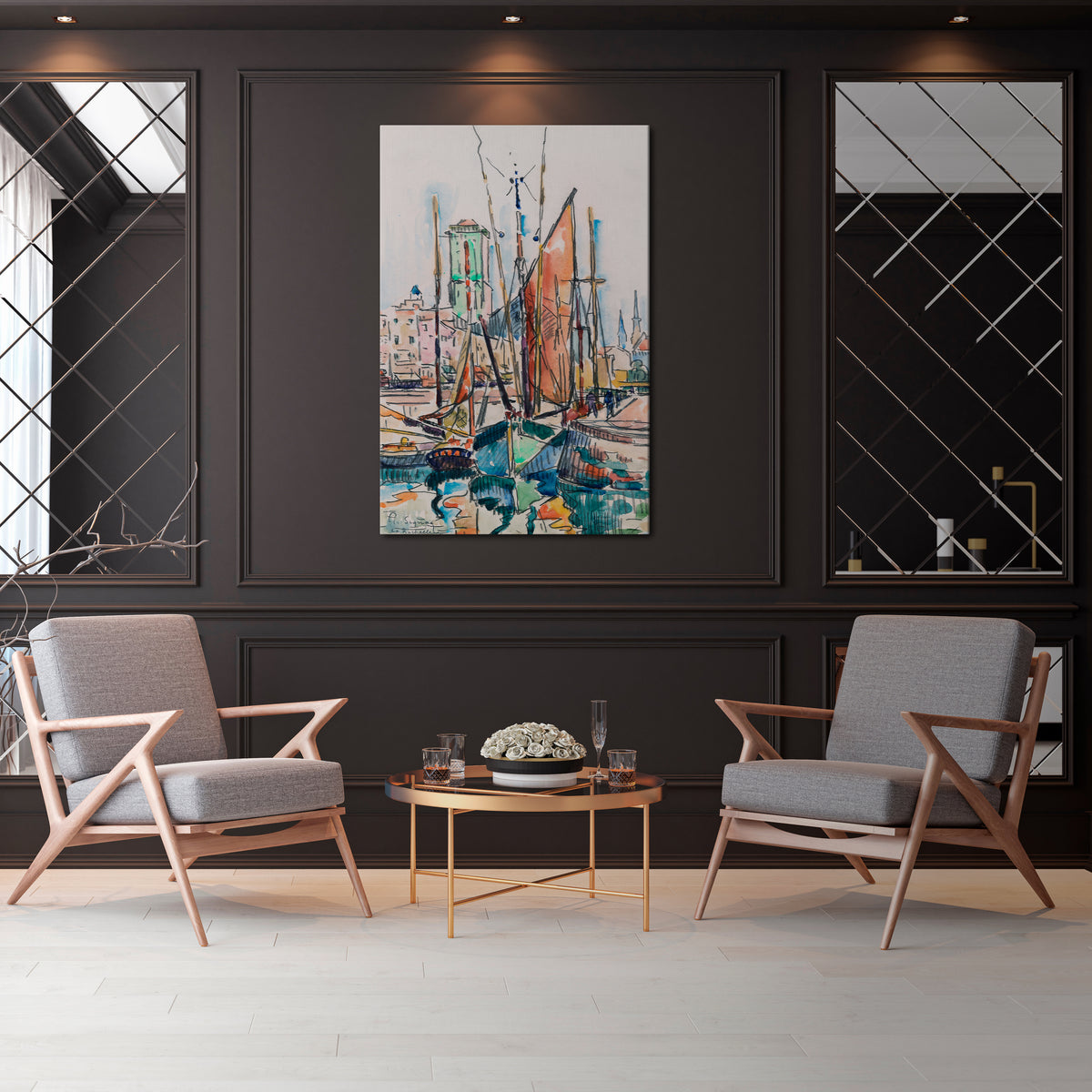 LA ROCHELLE Vertical Canvas Print