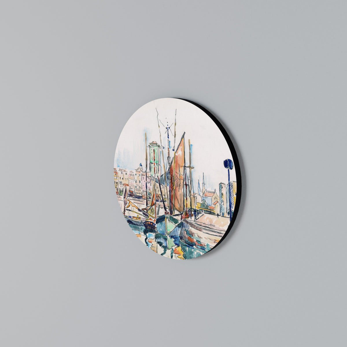 LA ROCHELLE Rundes Wandbild