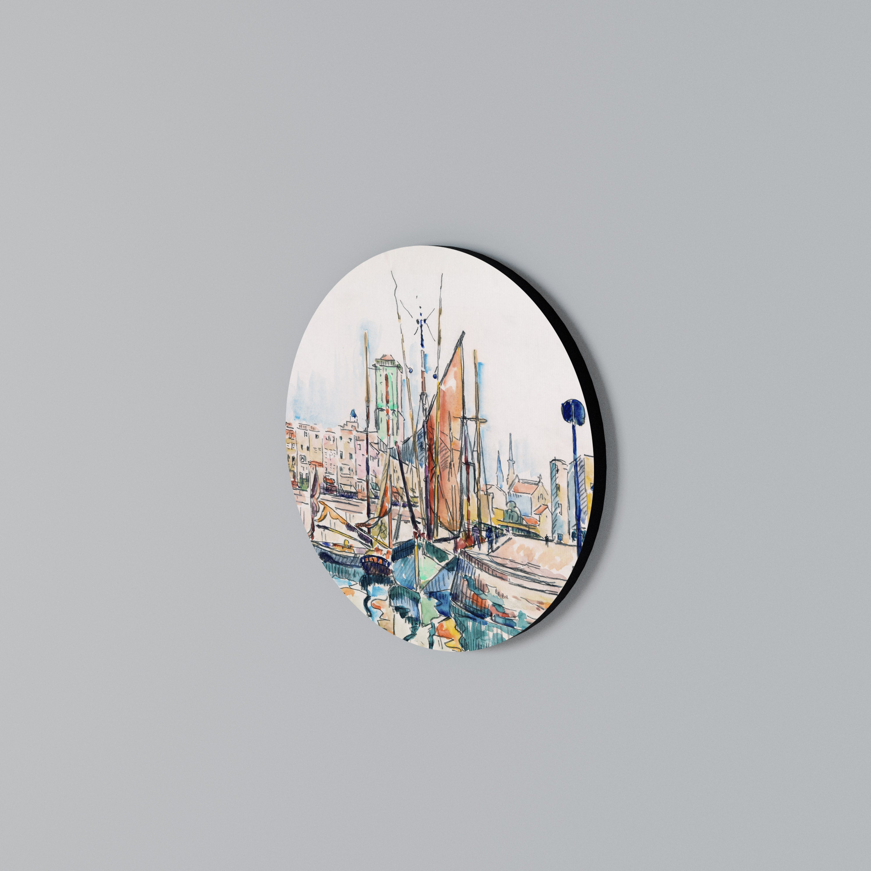 LA ROCHELLE Round Wall Art