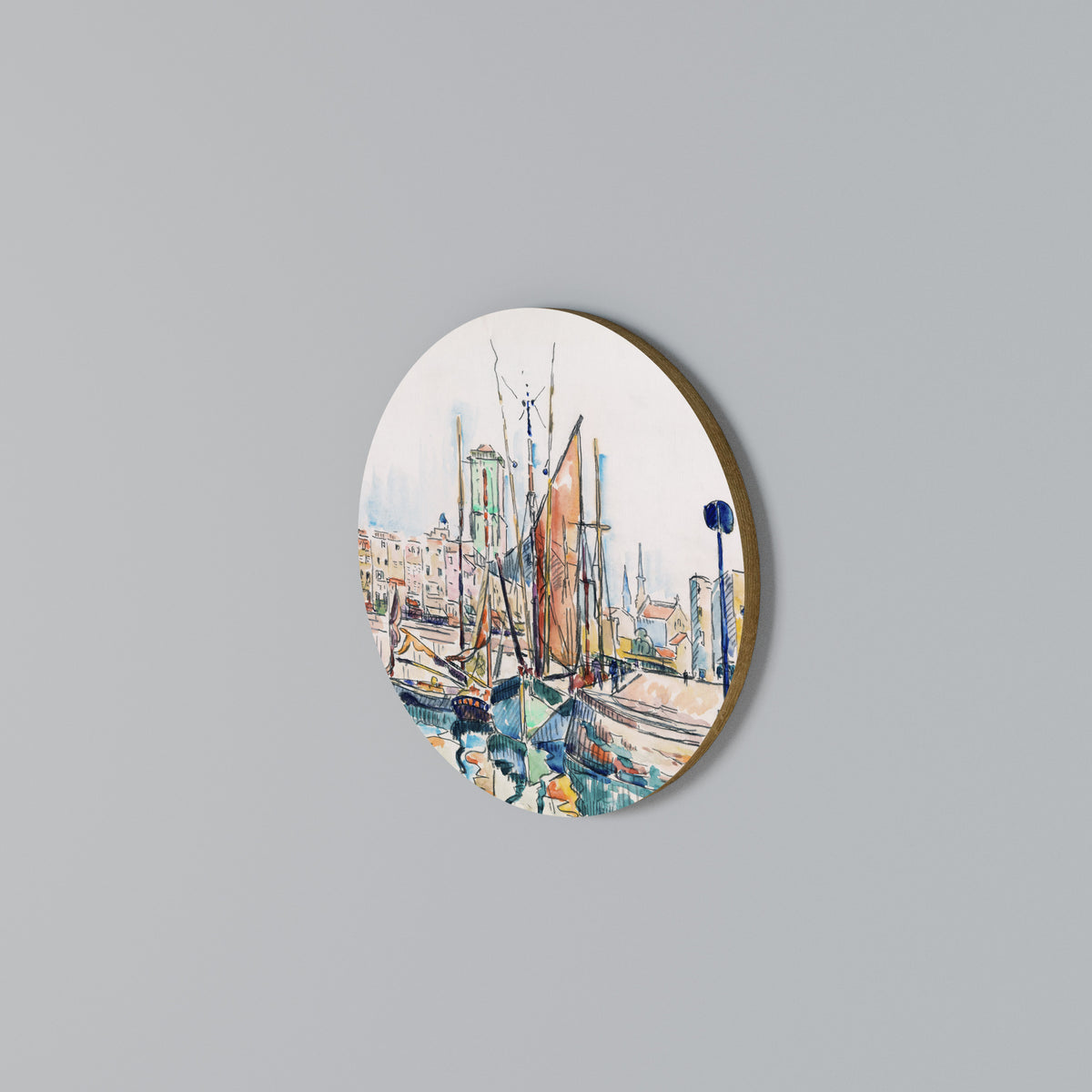 LA ROCHELLE Rundes Wandbild