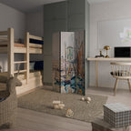 LA ROCHELLE Dekorativer Paravent - 3-teilig