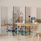 LA ROCHELLE Dekorativer Paravent - 6-teilig