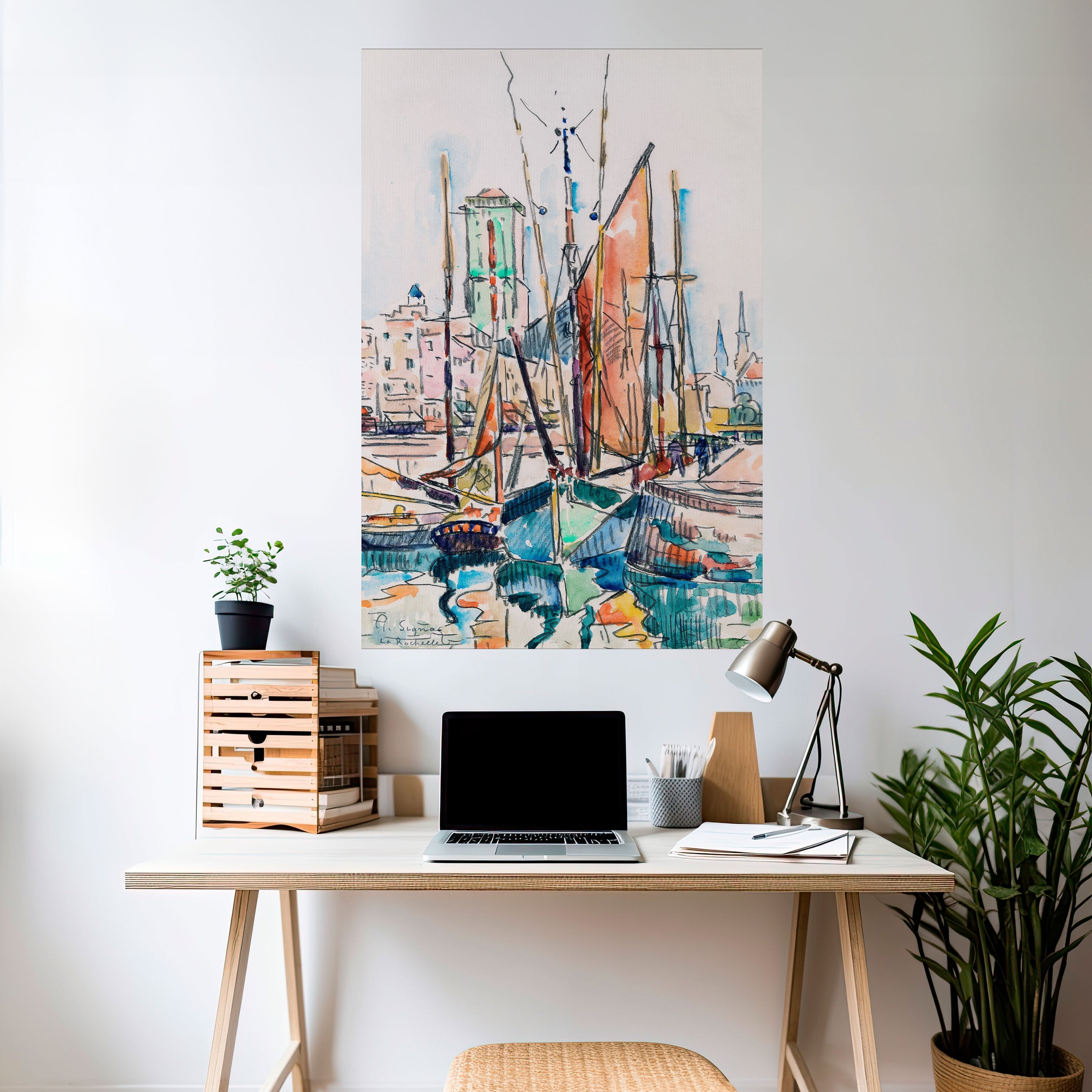 LA ROCHELLE Vertikales Poster zum Abziehen und Aufkleben