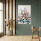 LA ROCHELLE Selbstklebendes Poster - Hochformat