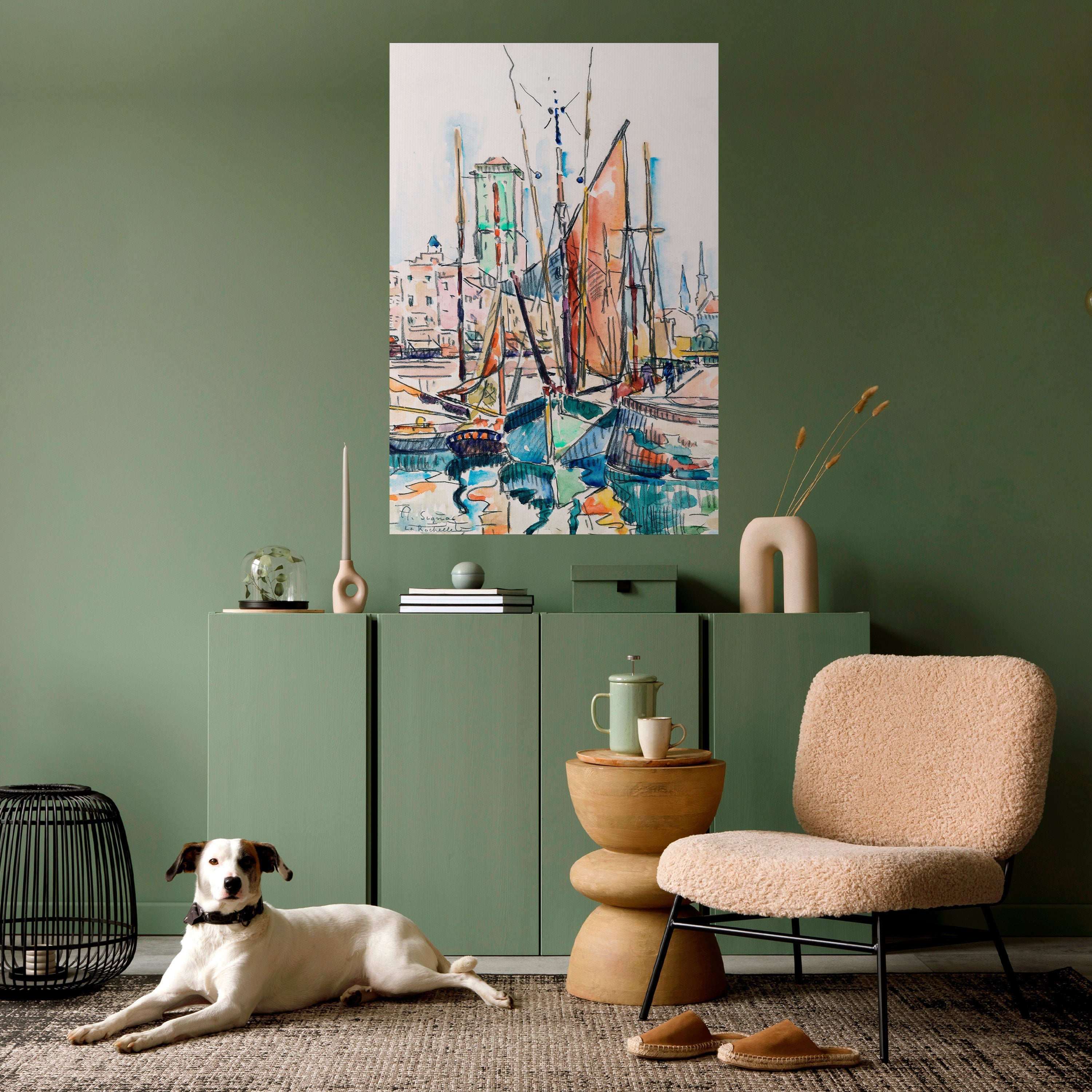 LA ROCHELLE Vertikales Poster zum Abziehen und Aufkleben