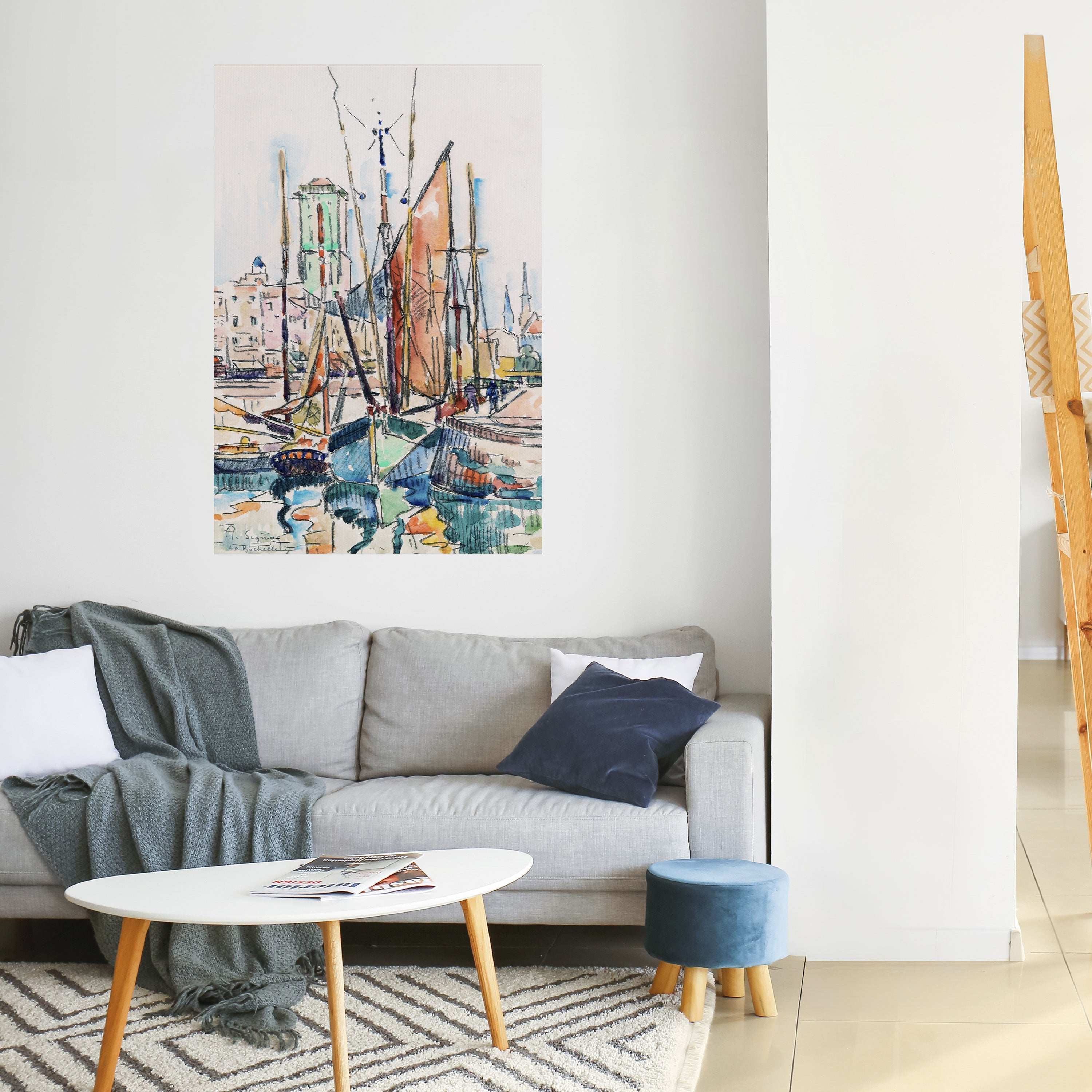 LA ROCHELLE Vertikales Poster zum Abziehen und Aufkleben