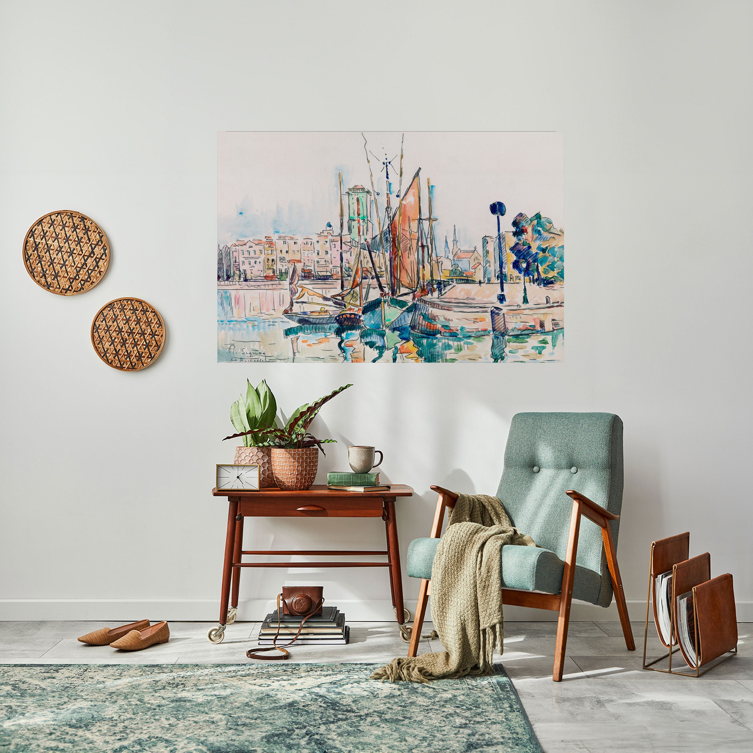 LA ROCHELLE Selbstklebendes Horizontal-Poster