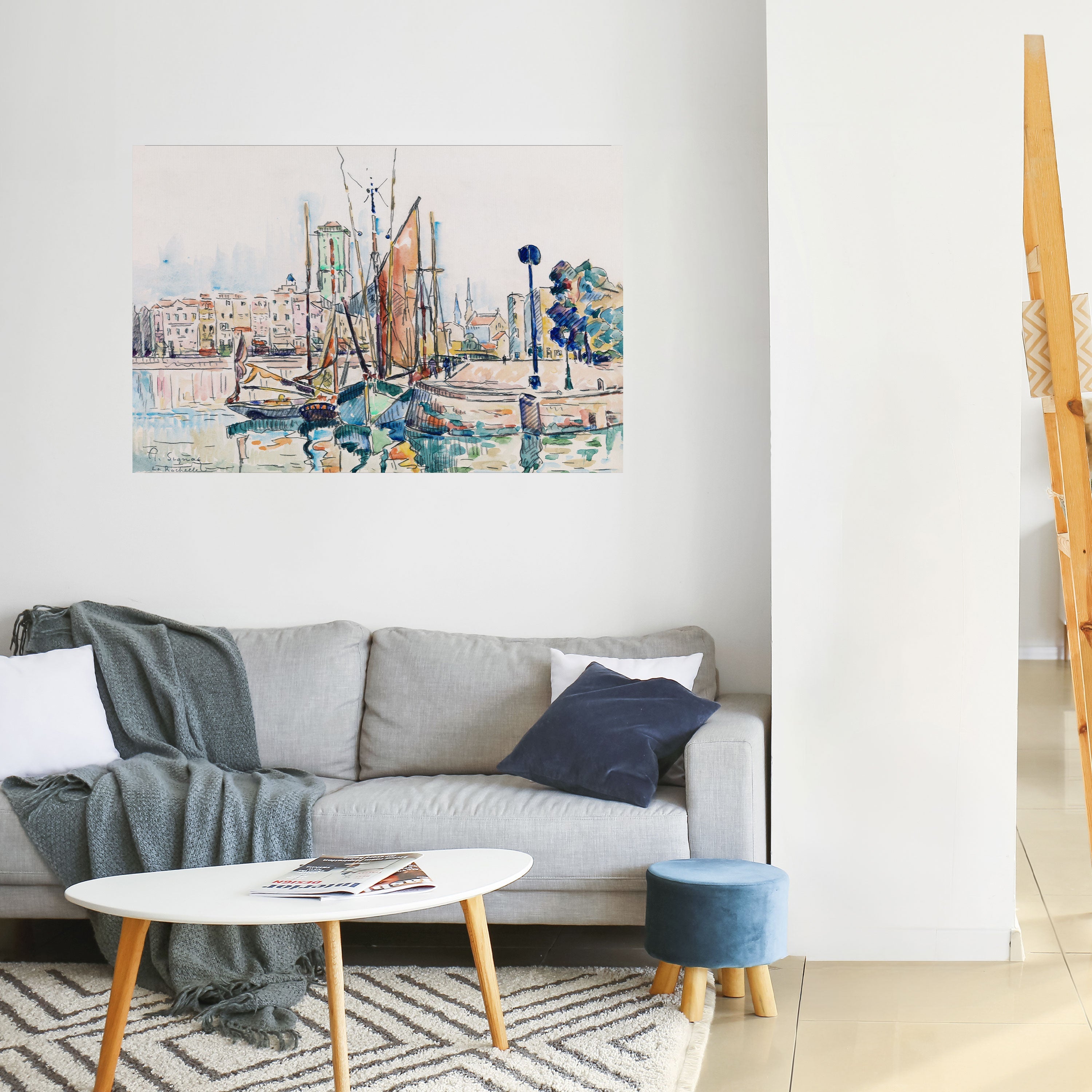 LA ROCHELLE Selbstklebendes Horizontal-Poster