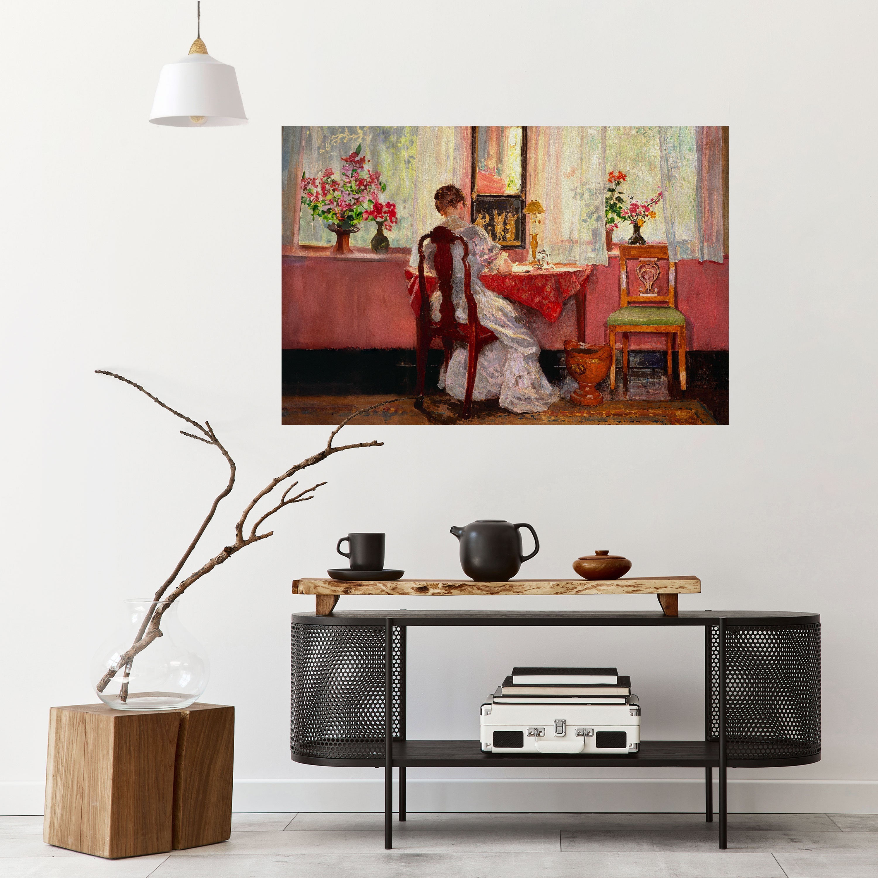 WHISPERS OF A GENTLE DAY Selbstklebendes Horizontal-Poster