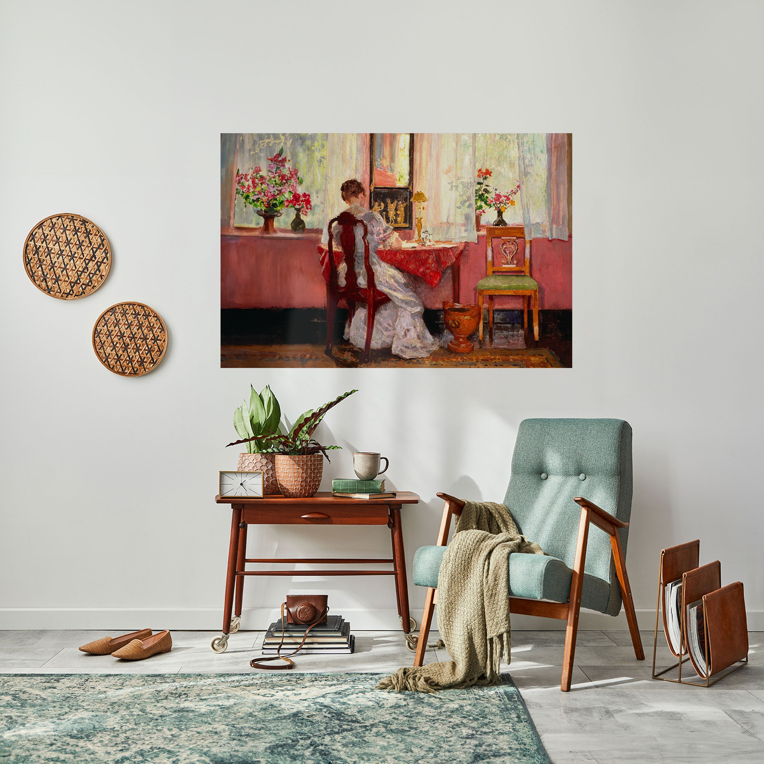 WHISPERS OF A GENTLE DAY Selbstklebendes Horizontal-Poster