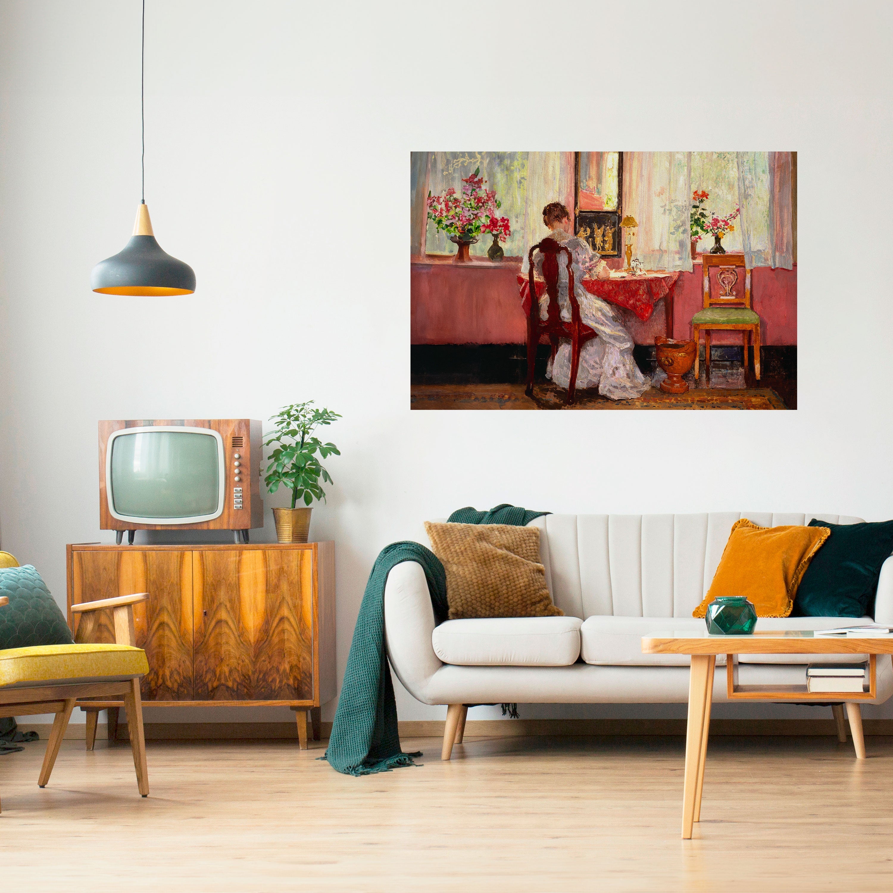 WHISPERS OF A GENTLE DAY Selbstklebendes Horizontal-Poster