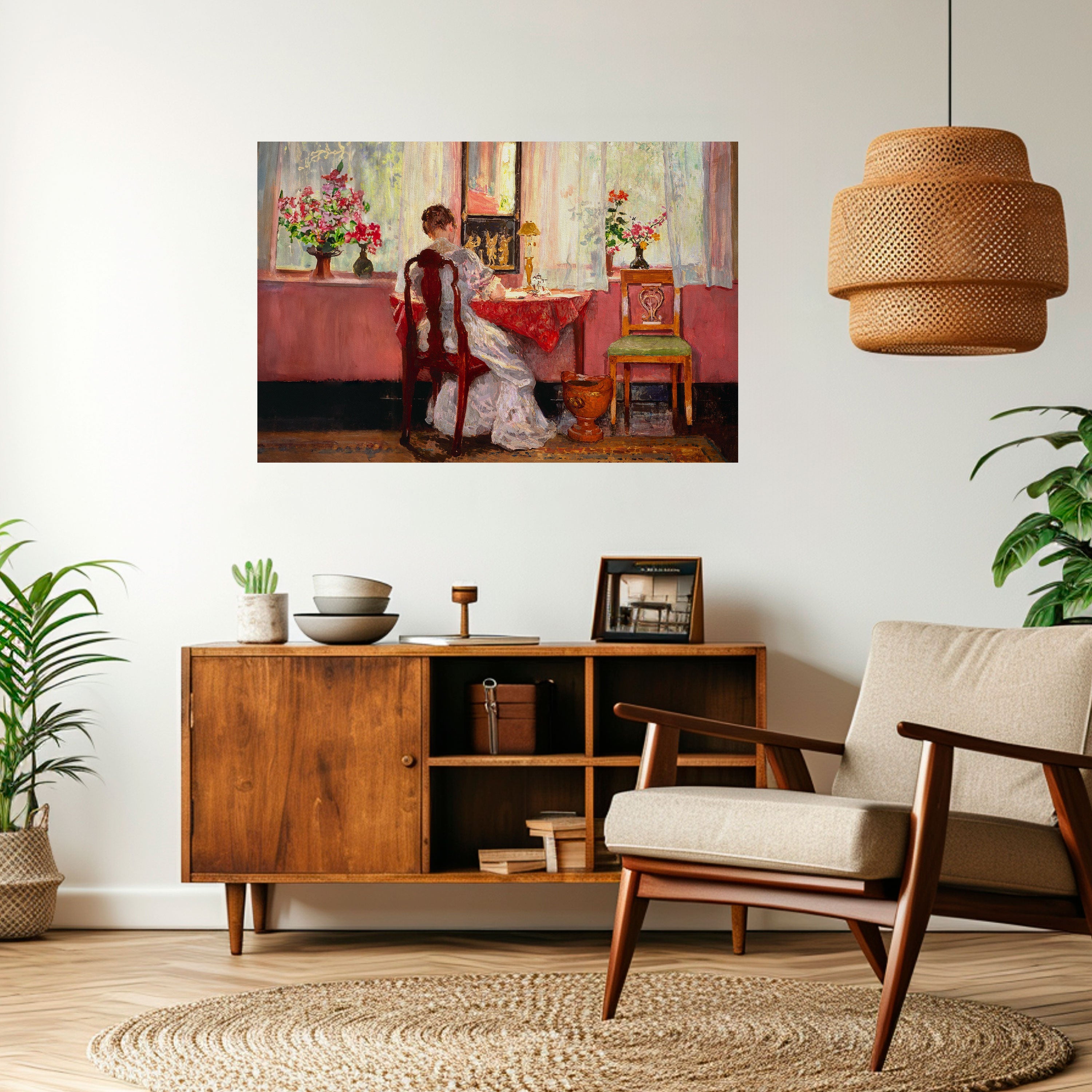 WHISPERS OF A GENTLE DAY Selbstklebendes Horizontal-Poster