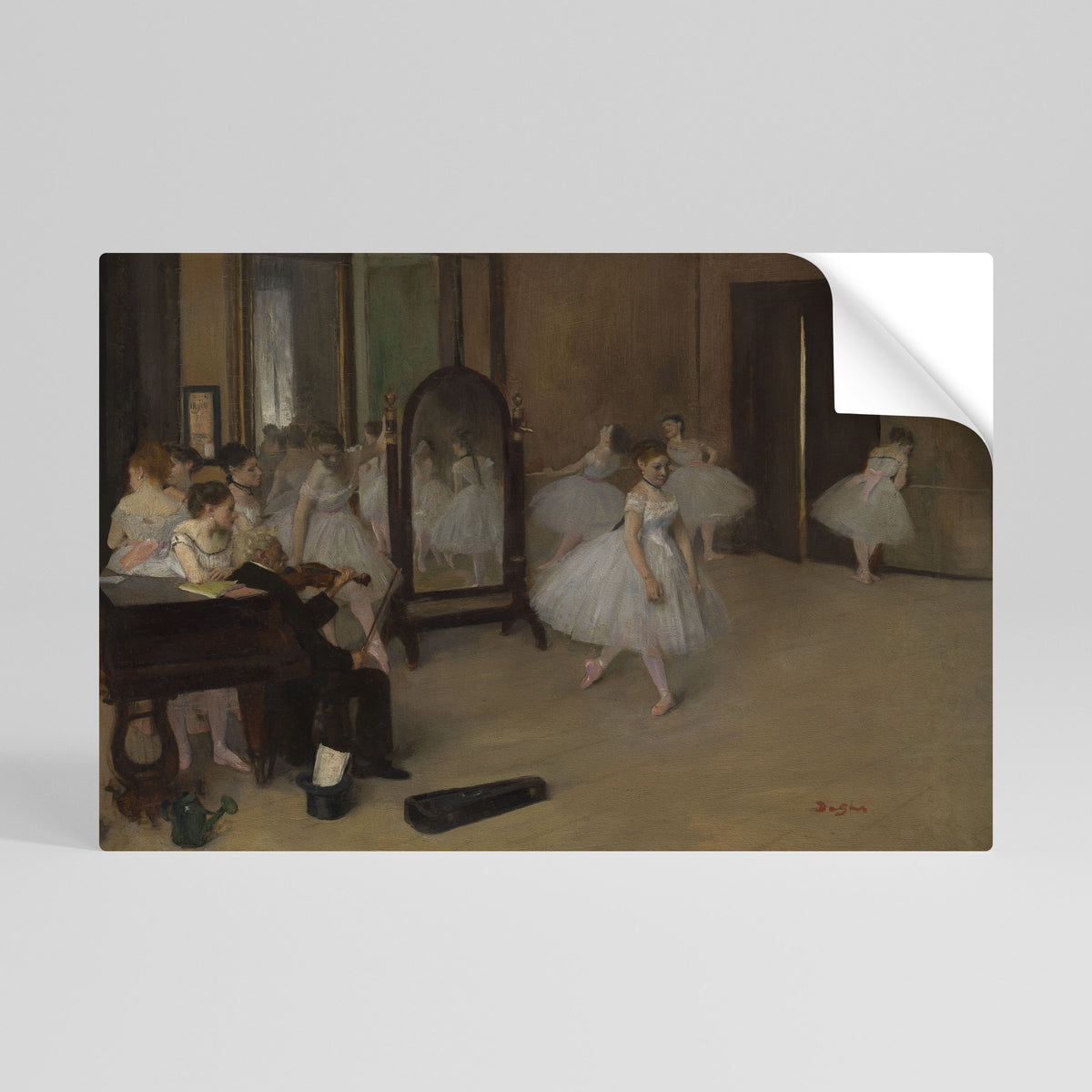 SPIRITS IN TUTUS Peel and Stick Horizontal Poster