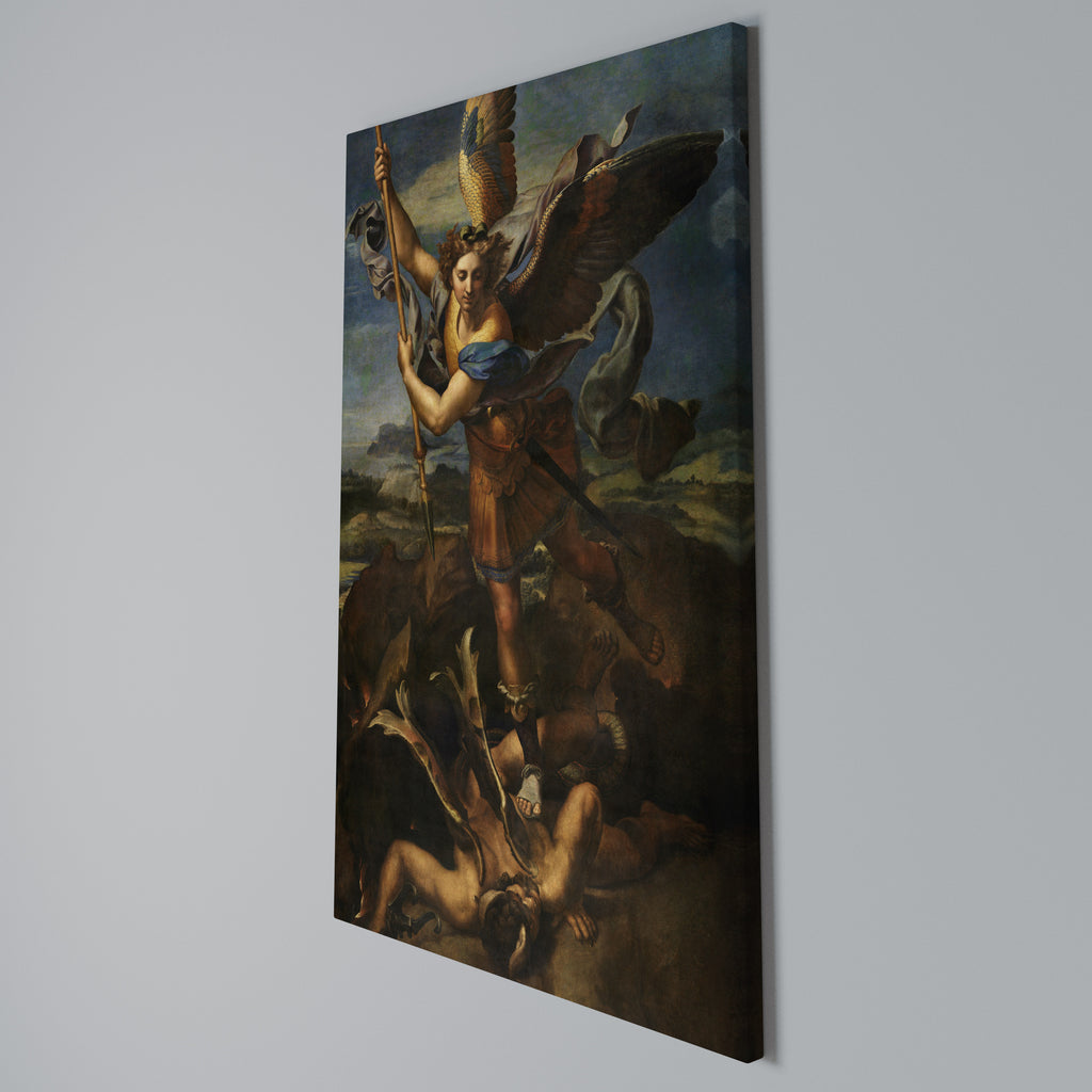 FURY AND FAITH Vertical Canvas Print
