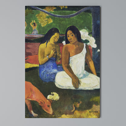 AREAREA BY GAUGUIN Vertical Canvas Print