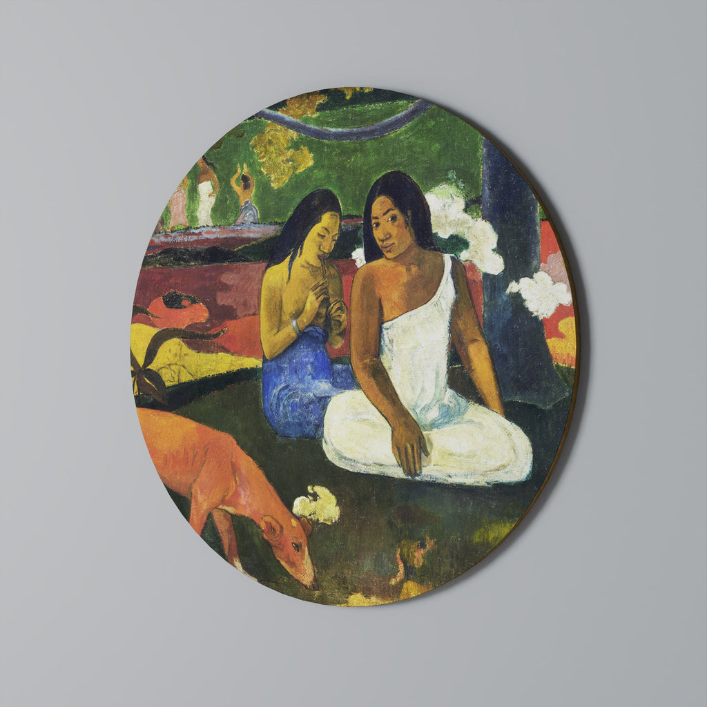 AREAREA VON GAUGUIN Runde Wandkunst