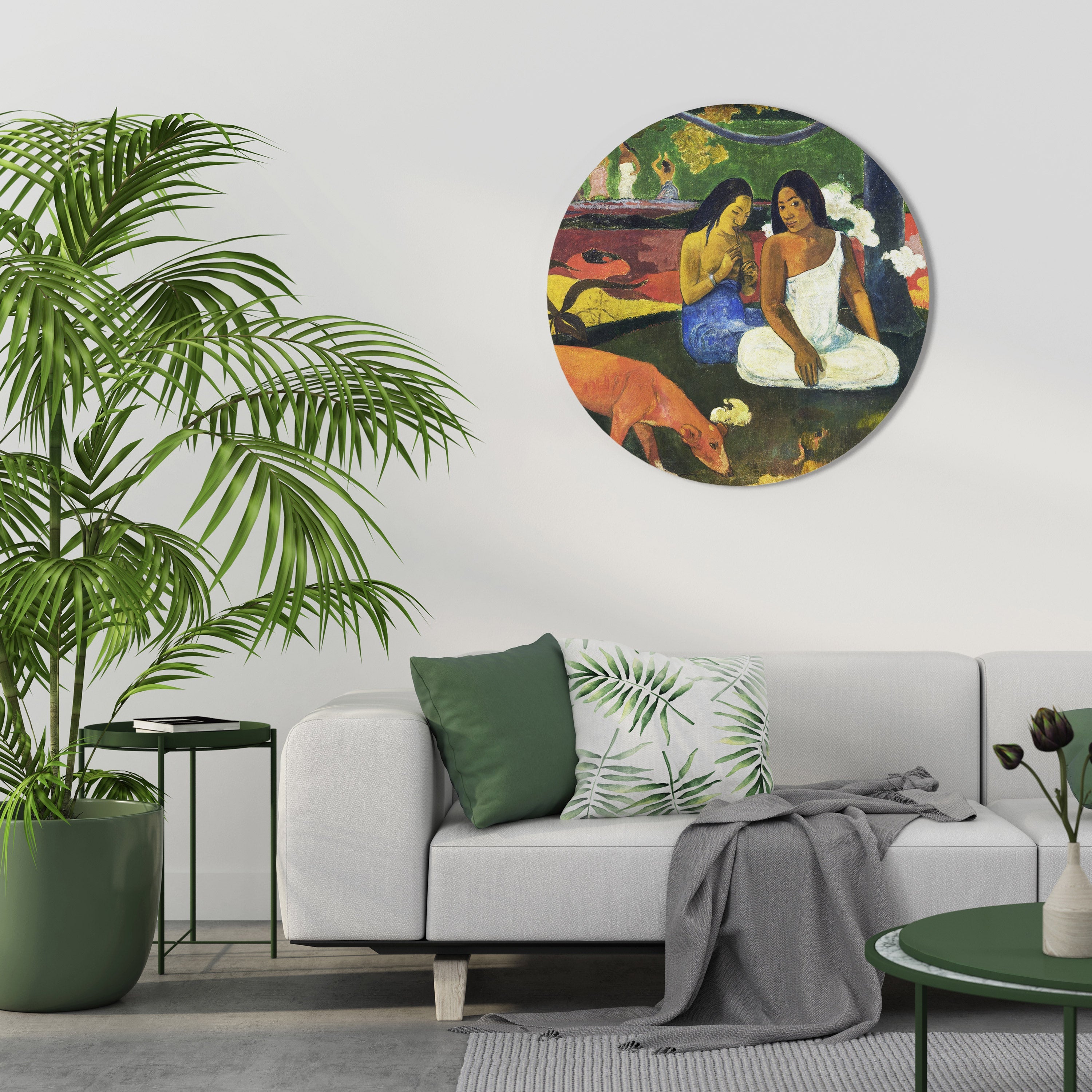 AREAREA VON GAUGUIN Runde Wandkunst