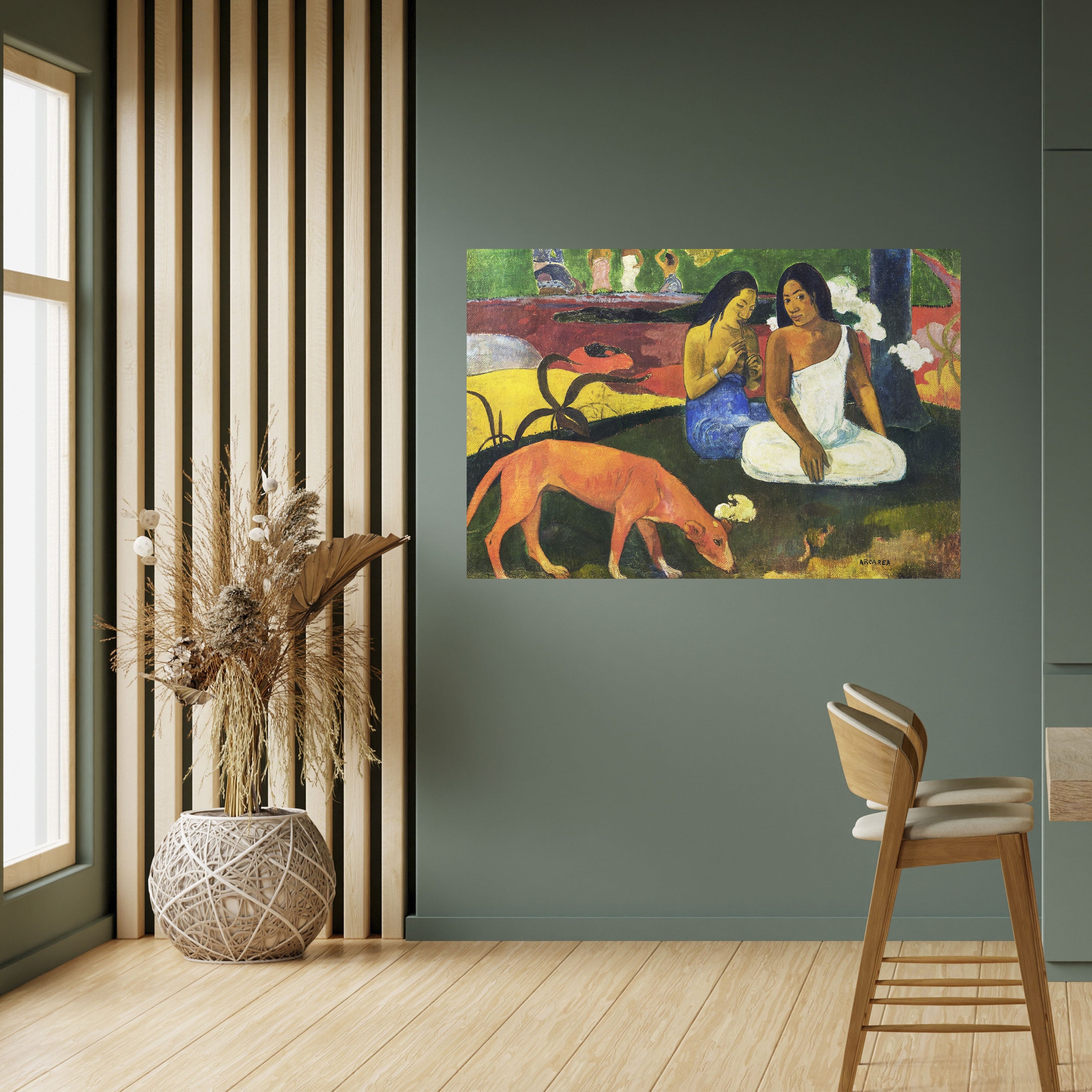 AREAREA VON GAUGUIN Horizontales Poster zum Abziehen und Aufkleben