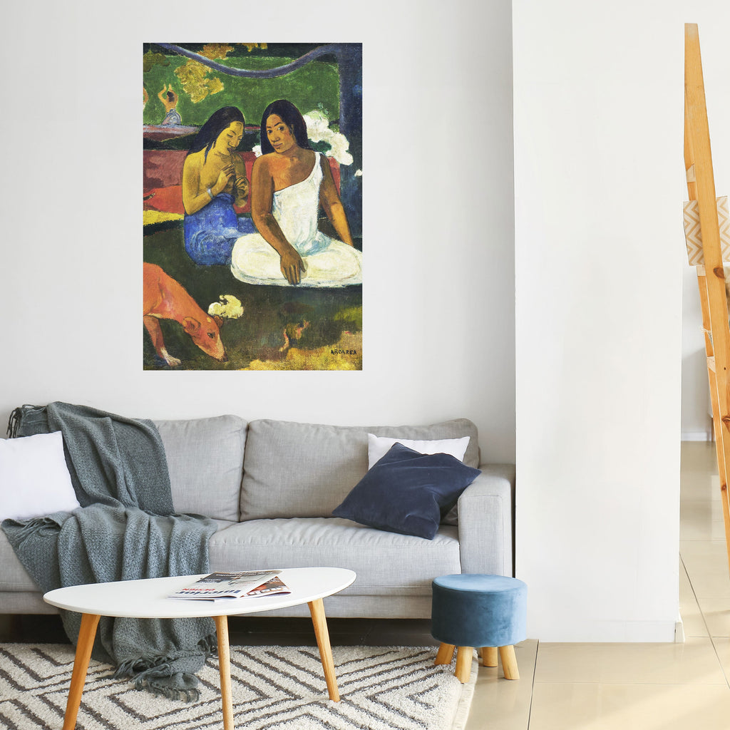 AREAREA VON GAUGUIN – Vertikales Poster zum Abziehen und Aufkleben
