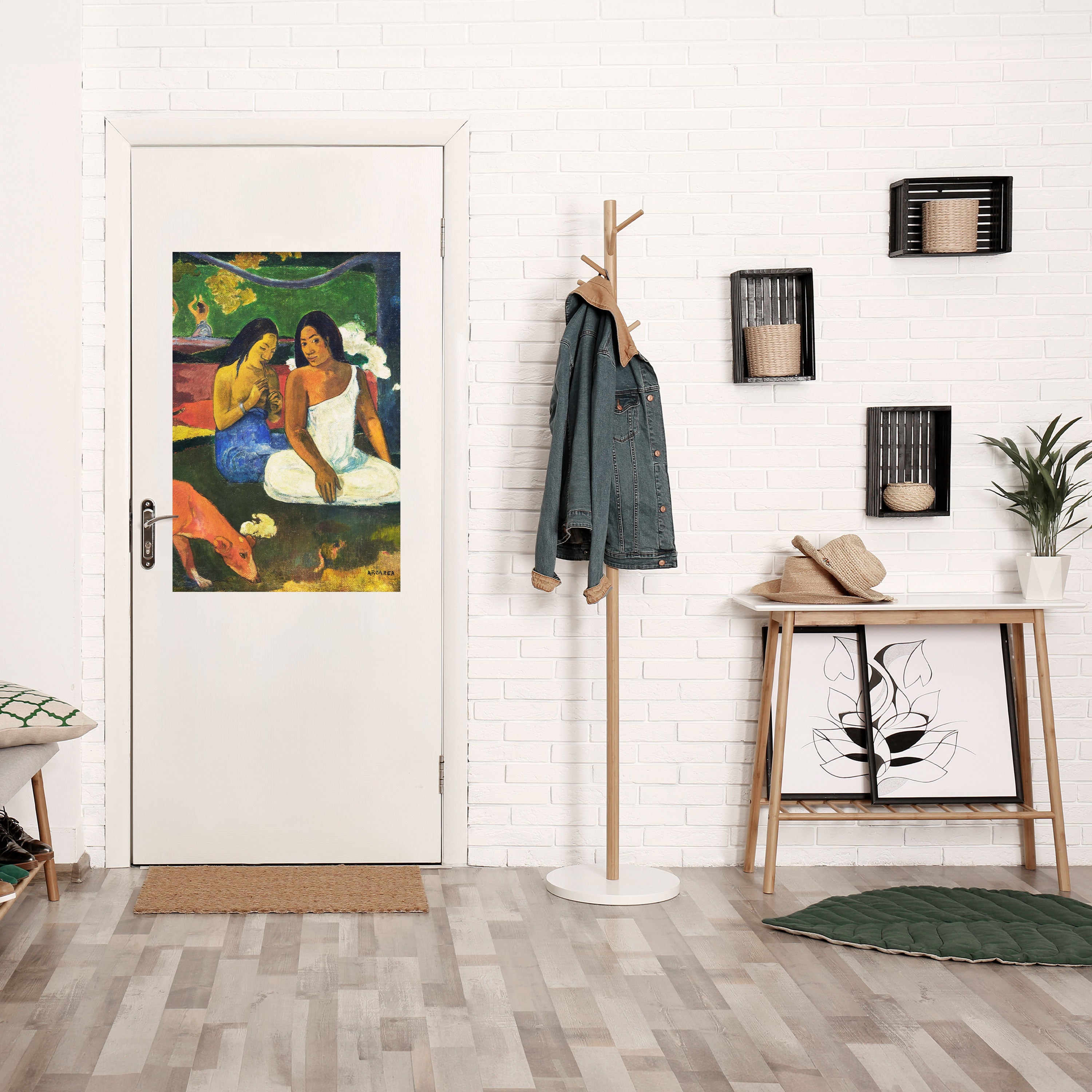 AREAREA VON GAUGUIN – Vertikales Poster zum Abziehen und Aufkleben