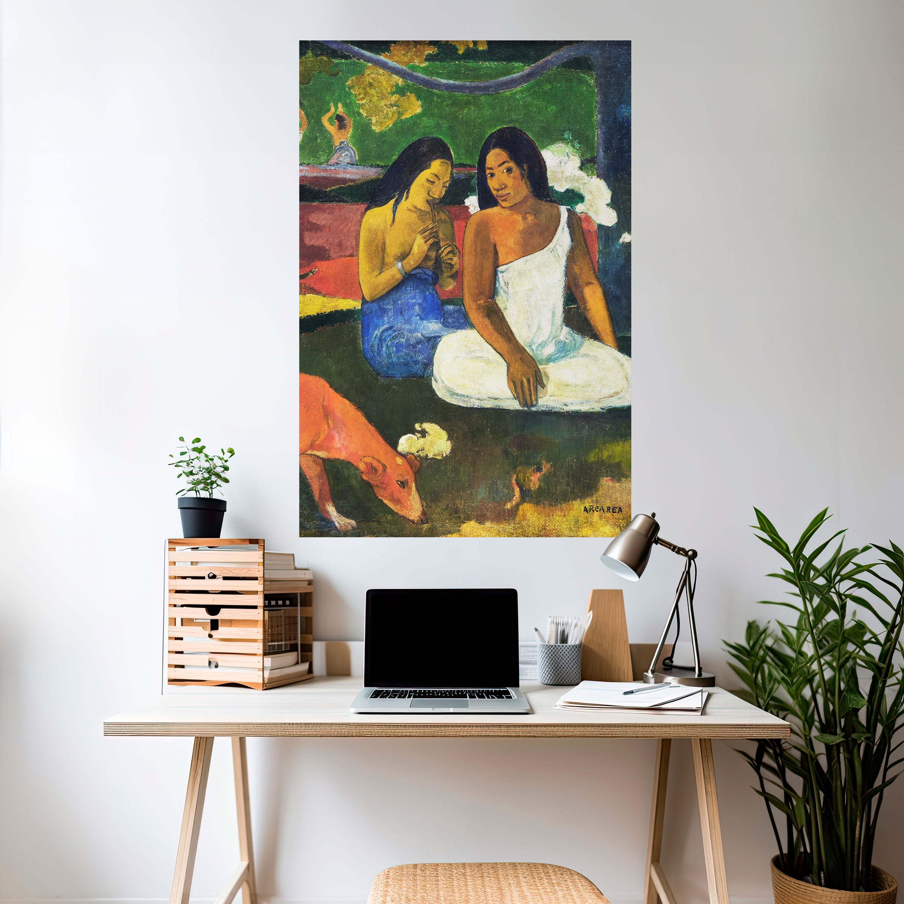 AREAREA VON GAUGUIN – Vertikales Poster zum Abziehen und Aufkleben
