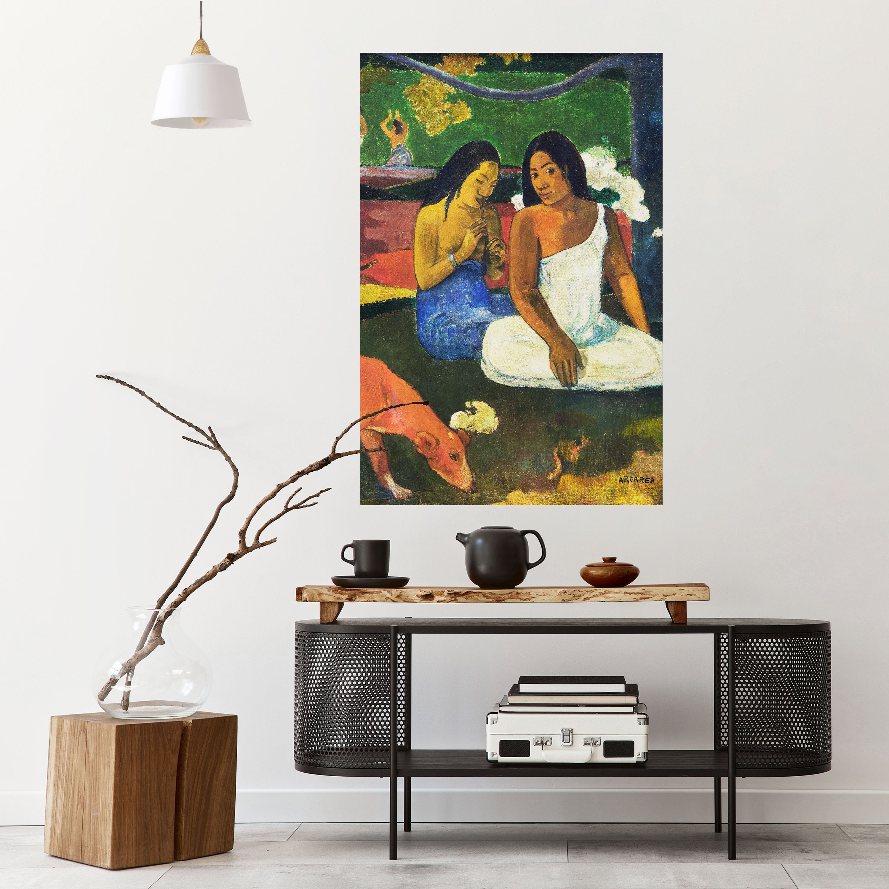 AREAREA VON GAUGUIN – Vertikales Poster zum Abziehen und Aufkleben
