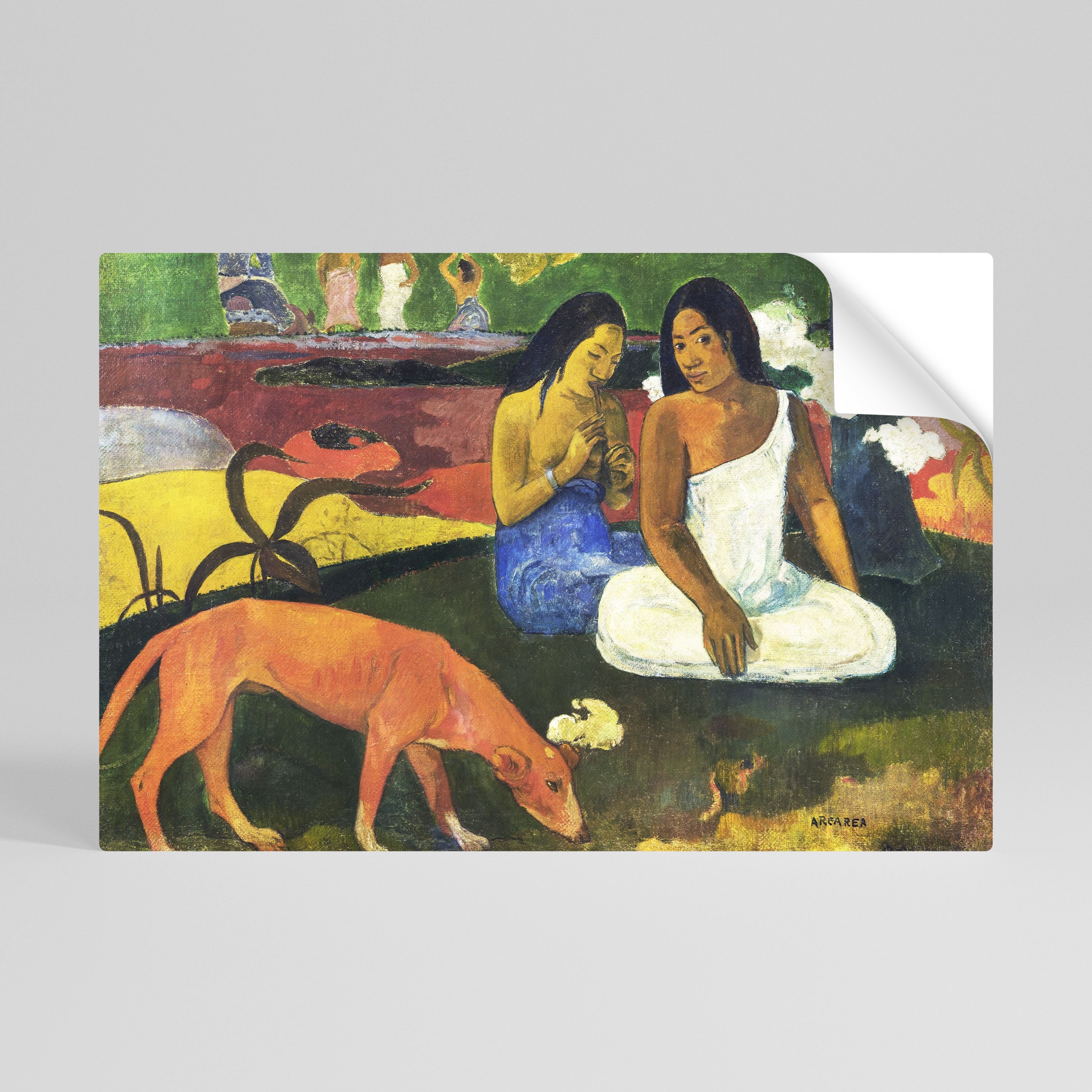 AREAREA VON GAUGUIN Horizontales Poster zum Abziehen und Aufkleben