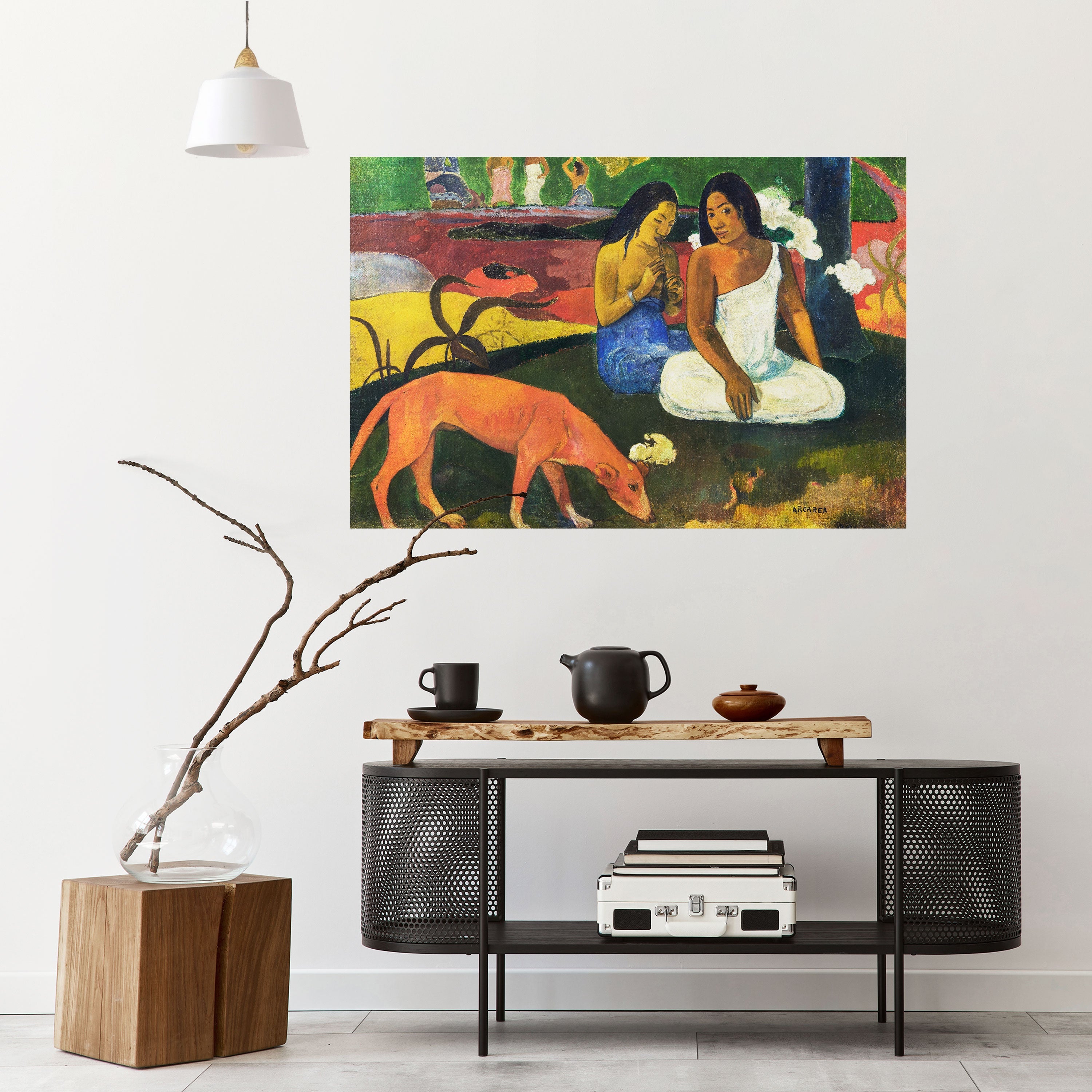 AREAREA VON GAUGUIN Horizontales Poster zum Abziehen und Aufkleben