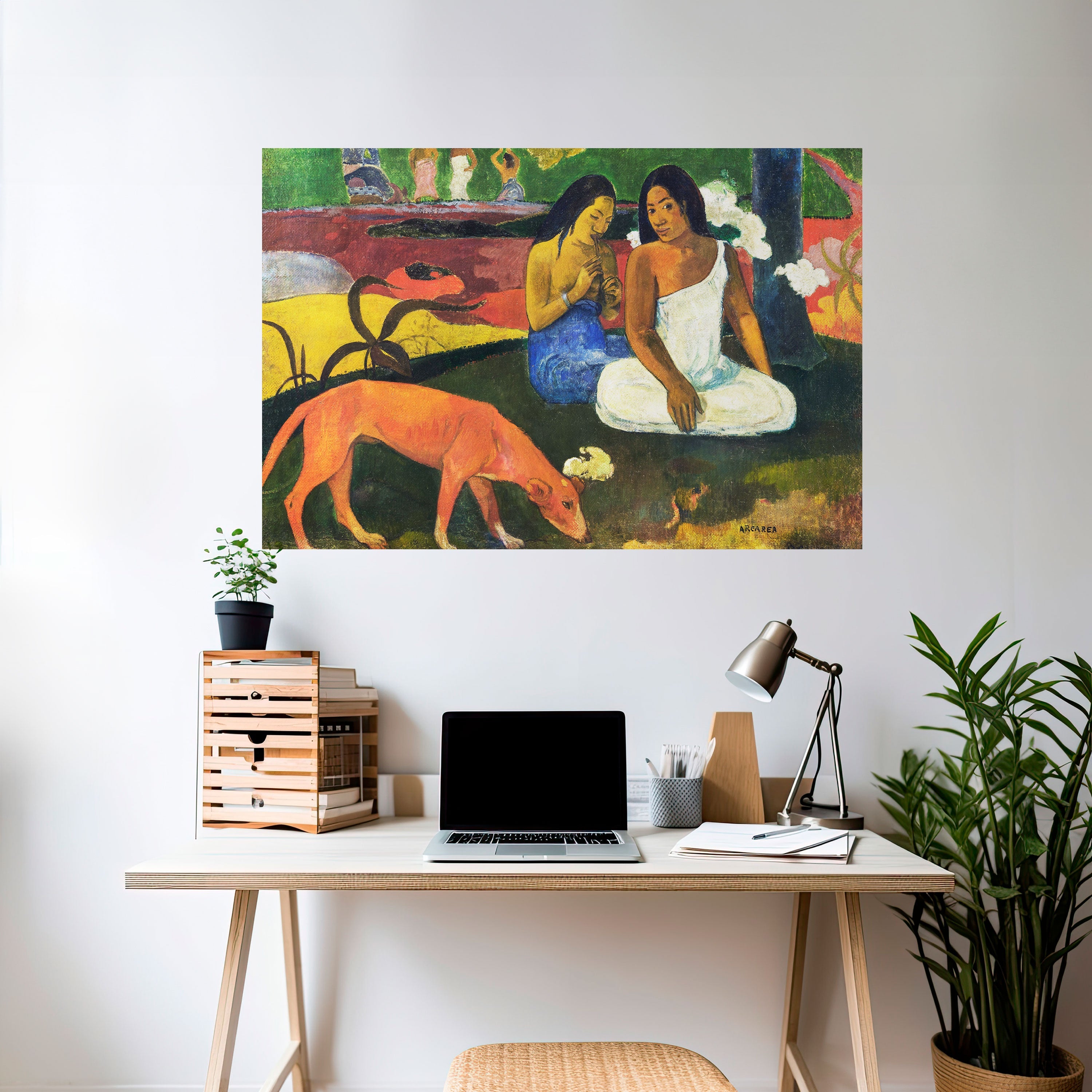 AREAREA VON GAUGUIN Horizontales Poster zum Abziehen und Aufkleben
