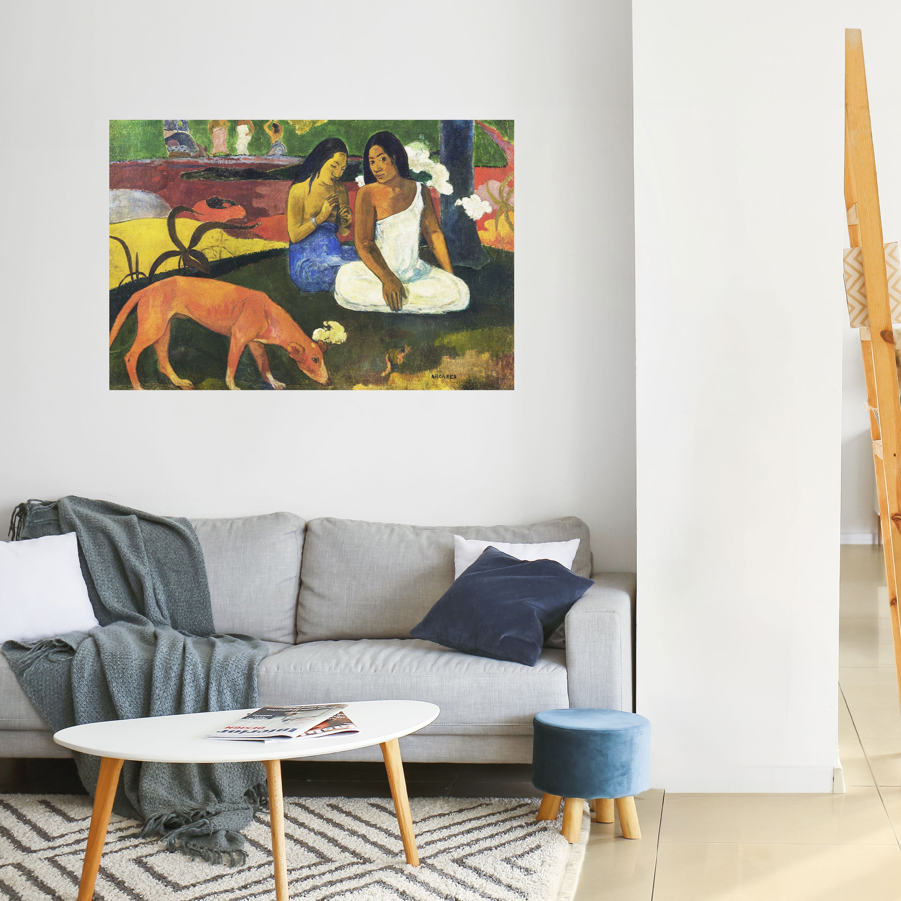 AREAREA VON GAUGUIN Horizontales Poster zum Abziehen und Aufkleben