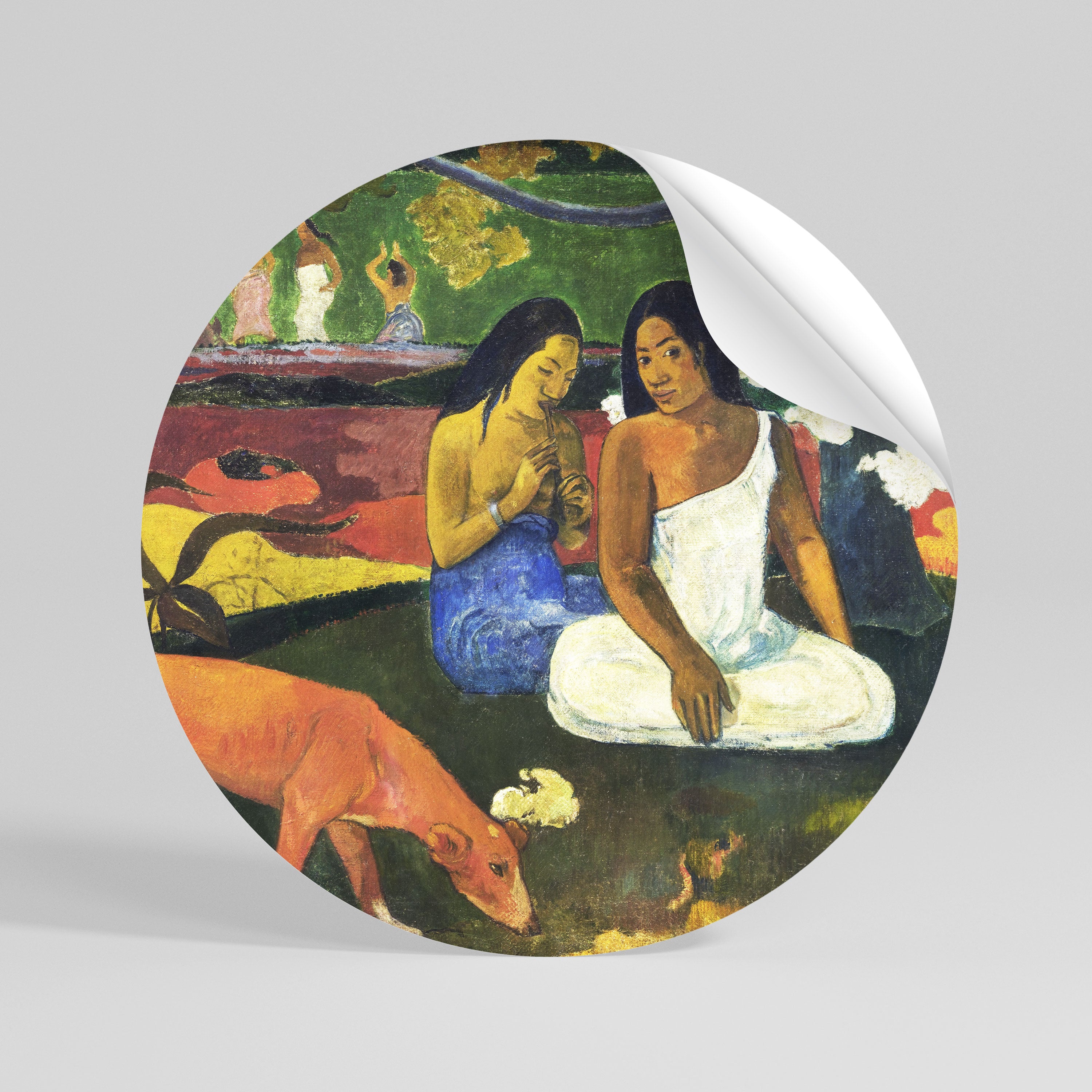 AREAREA BY GAUGUIN Runder Wandsticker zum Abziehen und Aufkleben